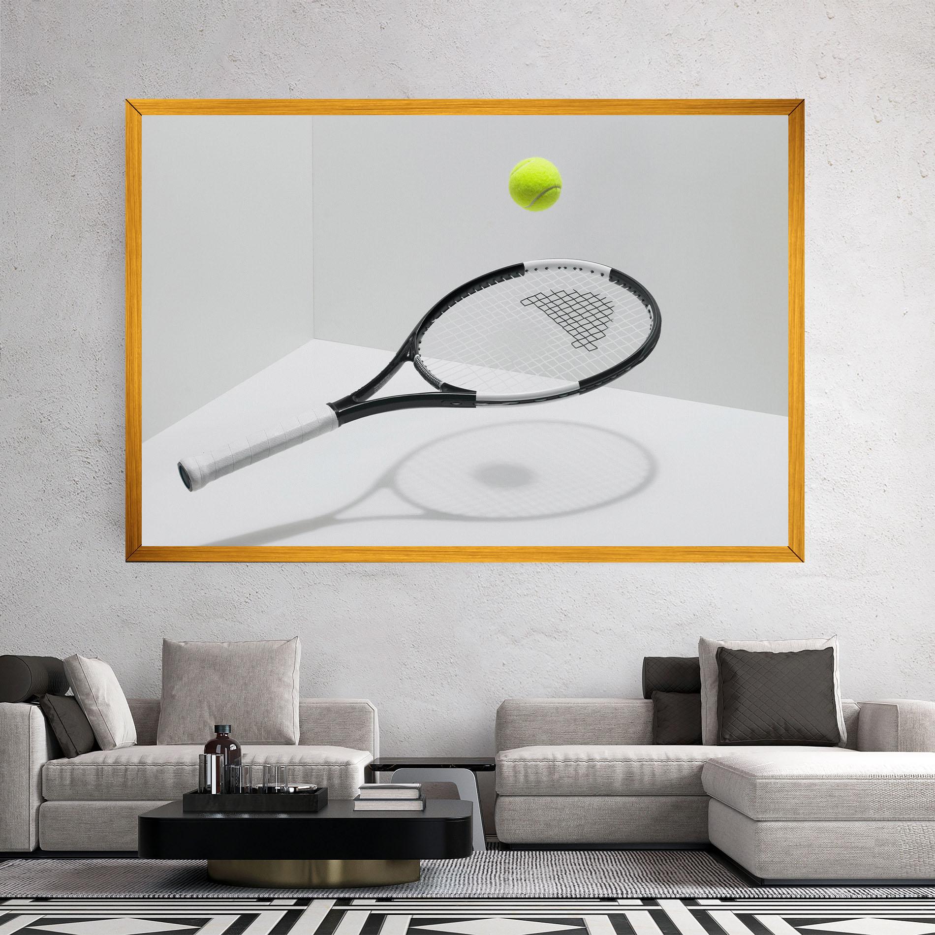 Картина на платно Floating Tennis Racket mockup 2