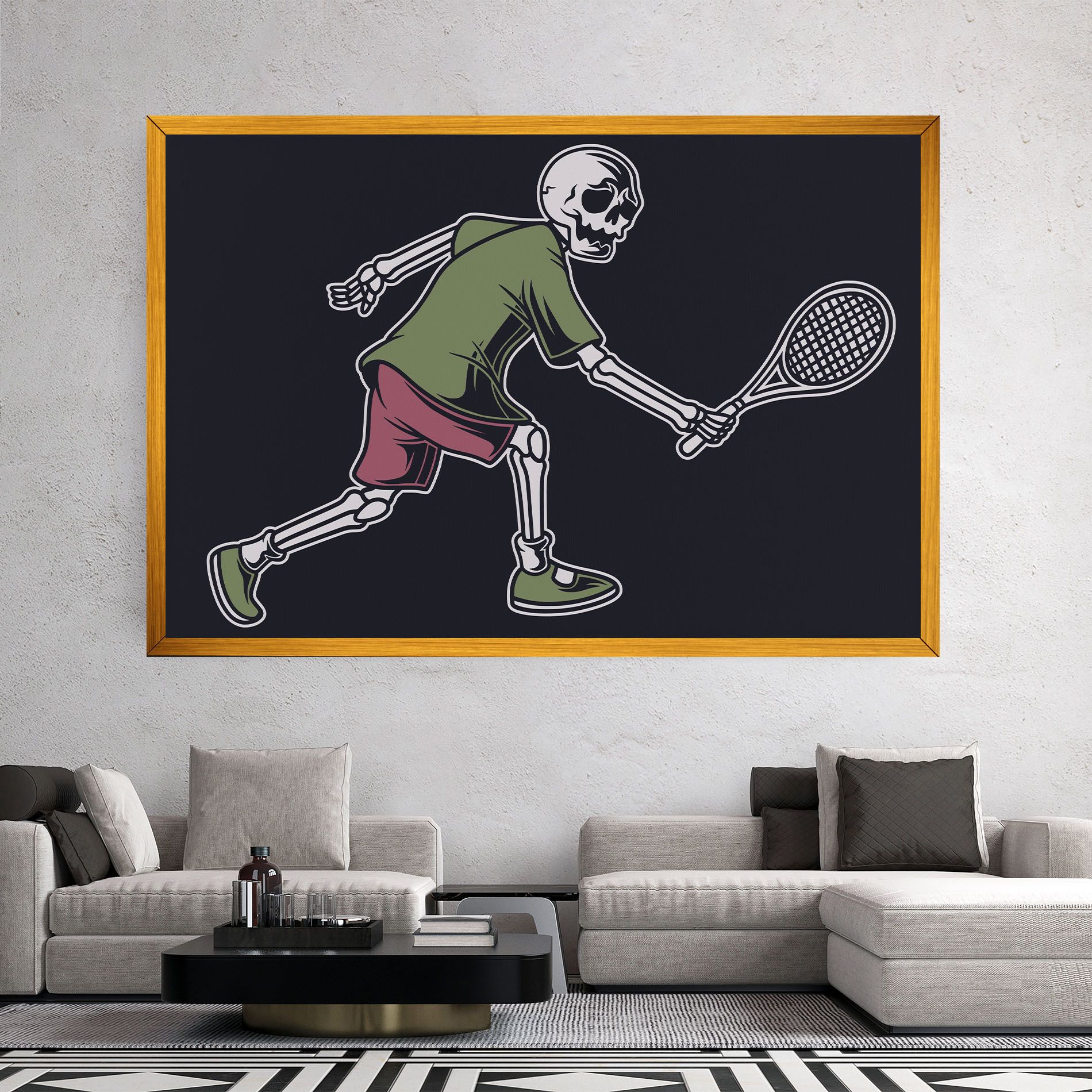 Skull Tennis mockup 2