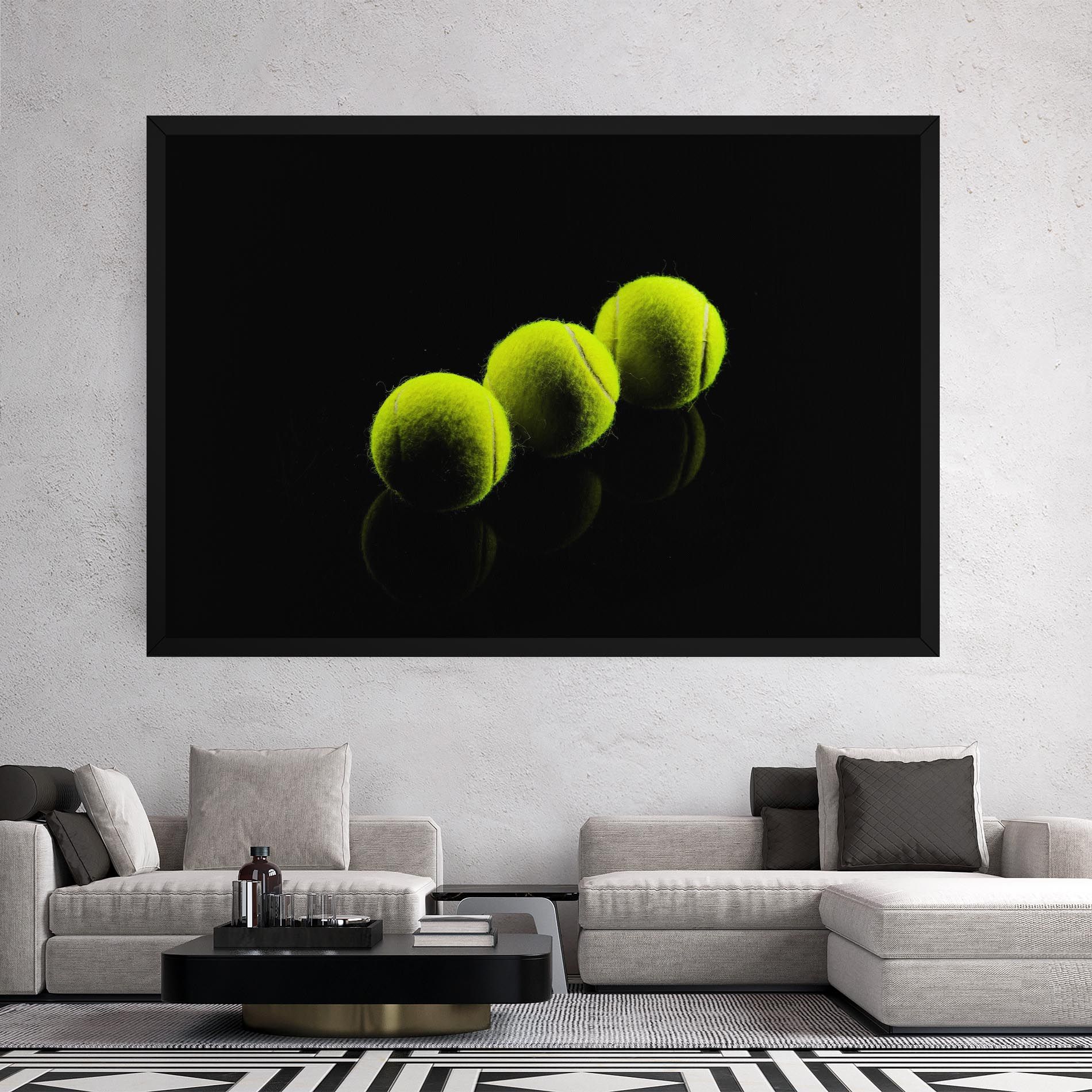 3 Tennis Balls mockup 2