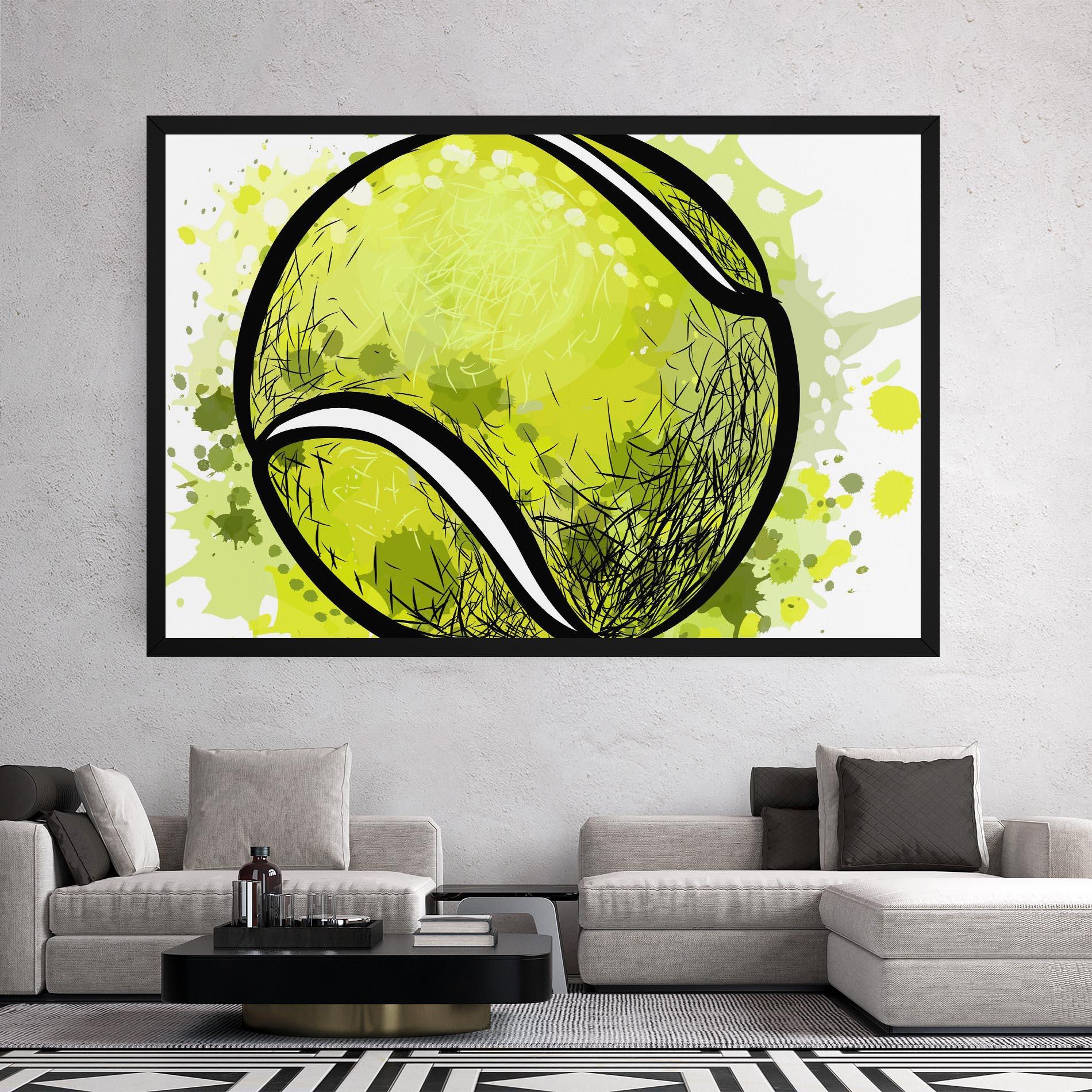Картина на платно Big Tennis Ball mockup 2