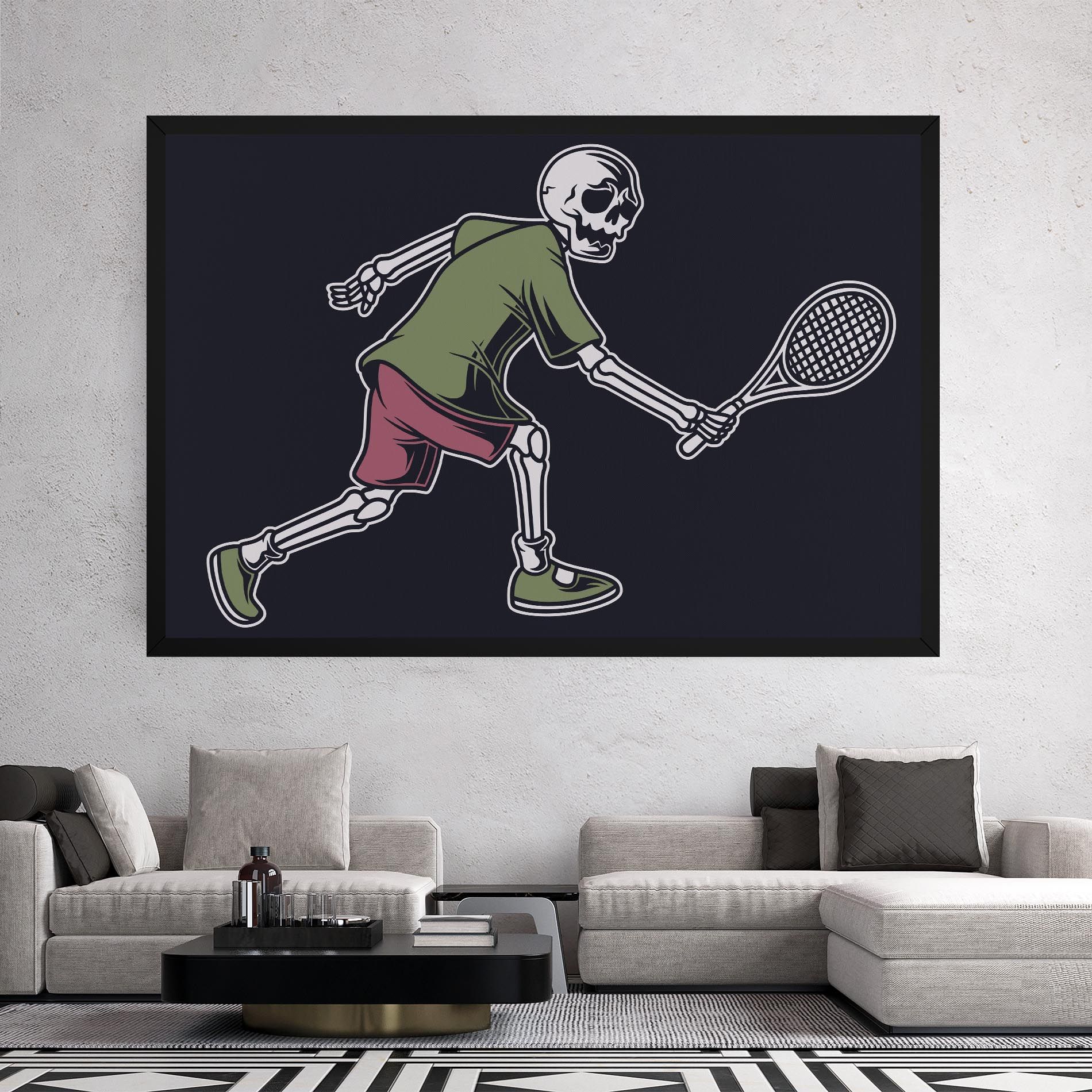 Skull Tennis mockup 2