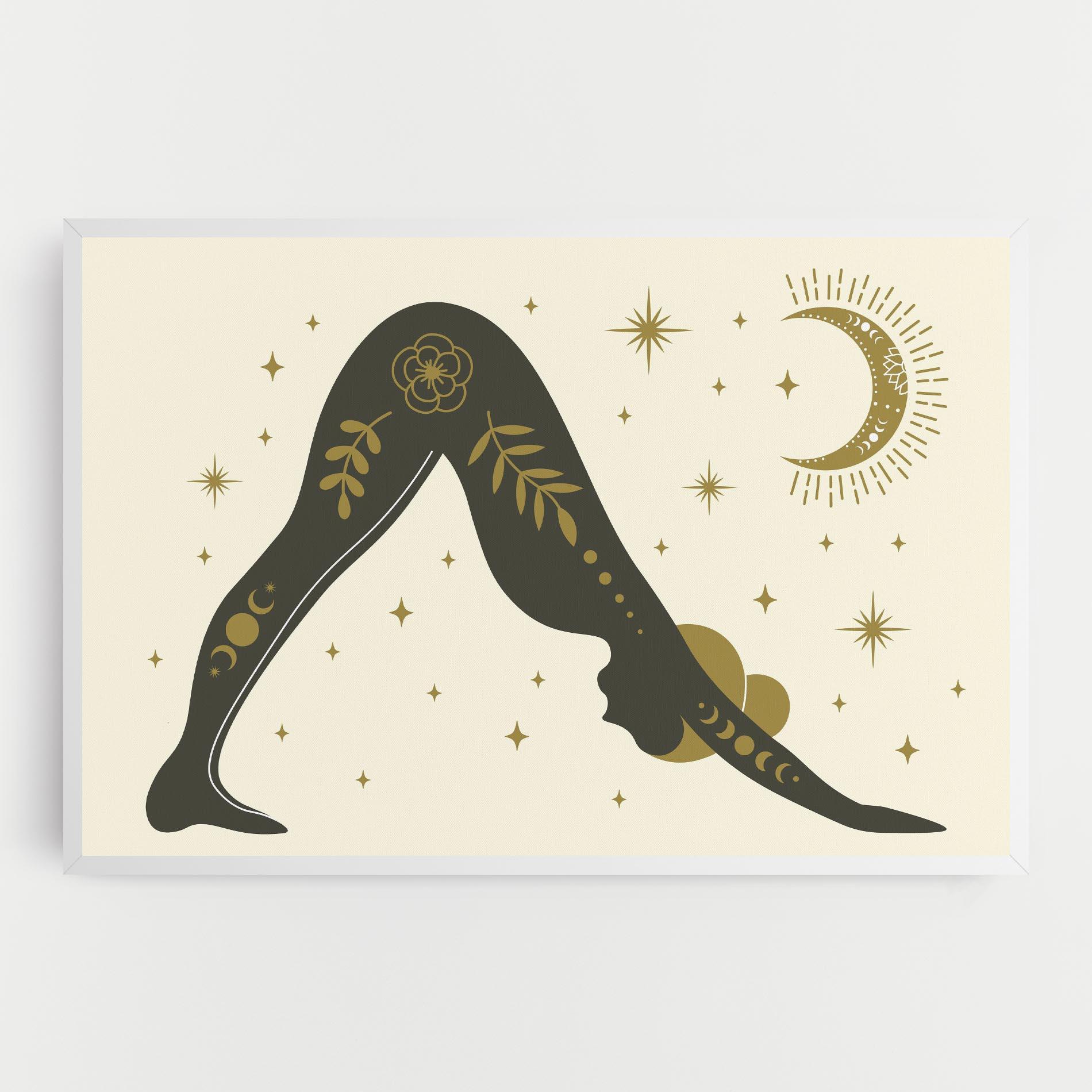 Картина на платно Adho Mukha mockup 0