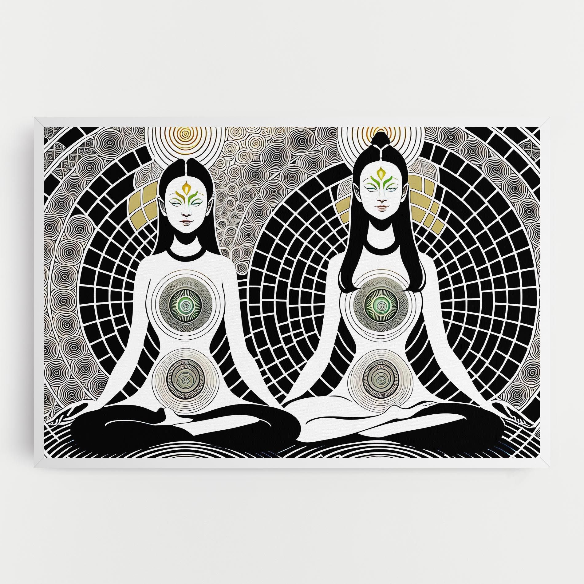 Clolorful Meditation mockup 0