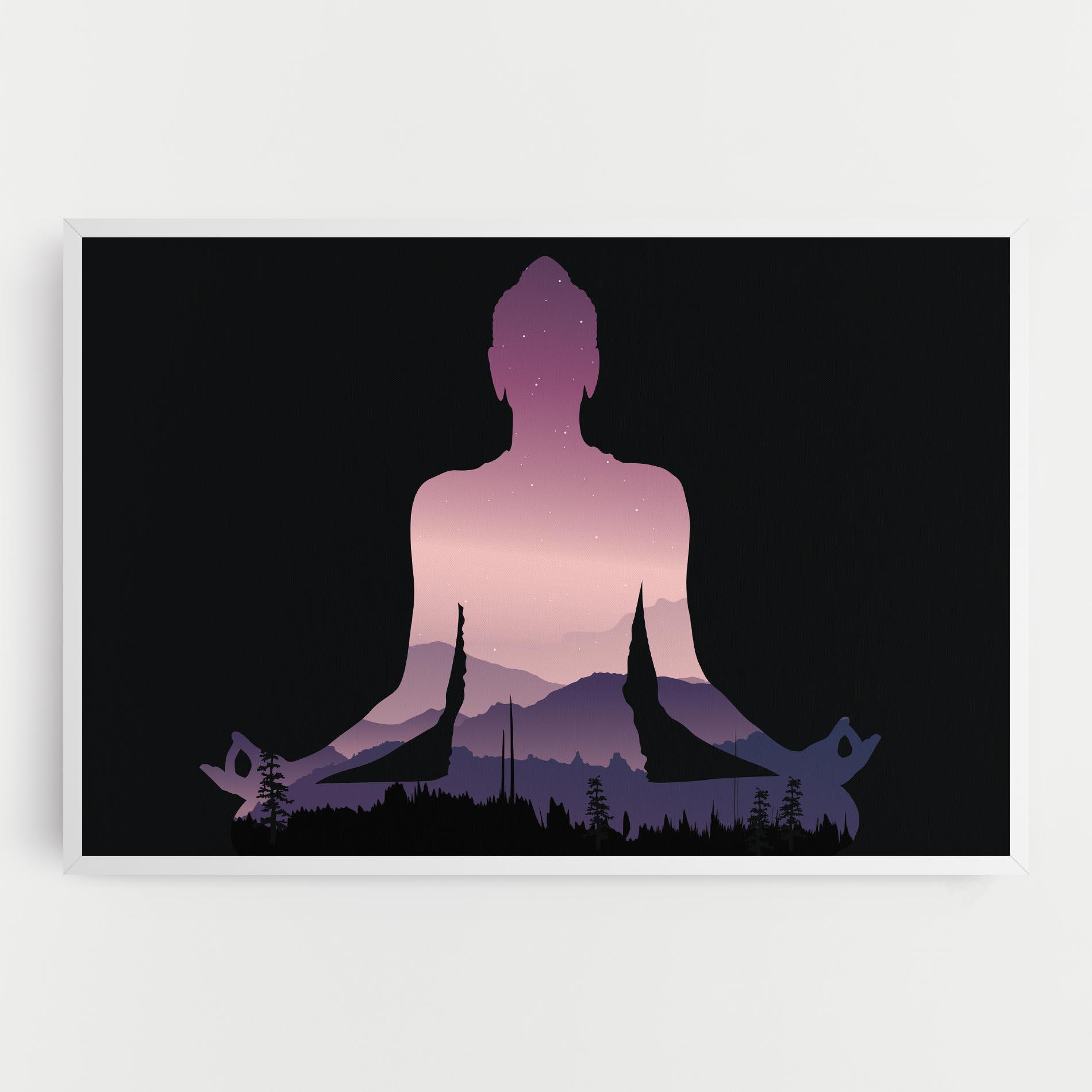 Картина на платно Forest Star Yoga mockup 0