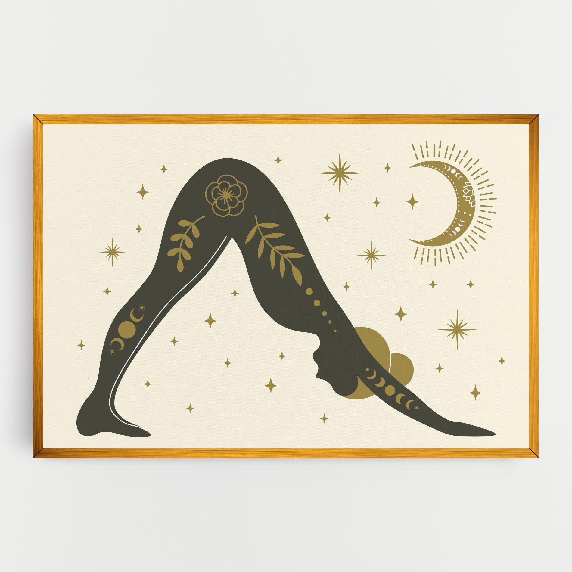 Картина на платно Adho Mukha mockup 0