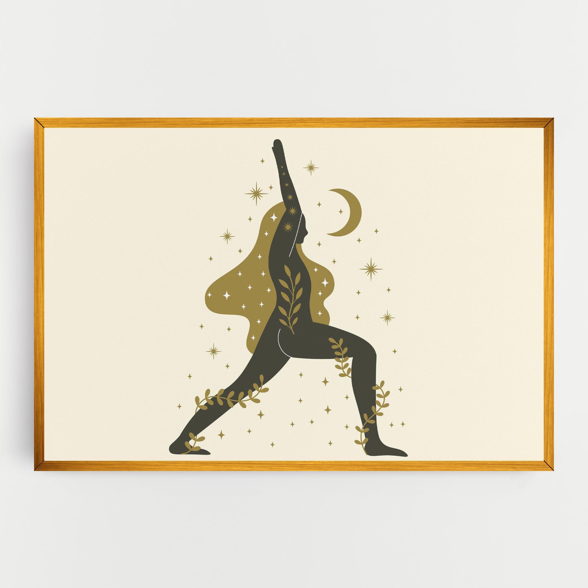 Картина на платно Chandrasana mockup 0