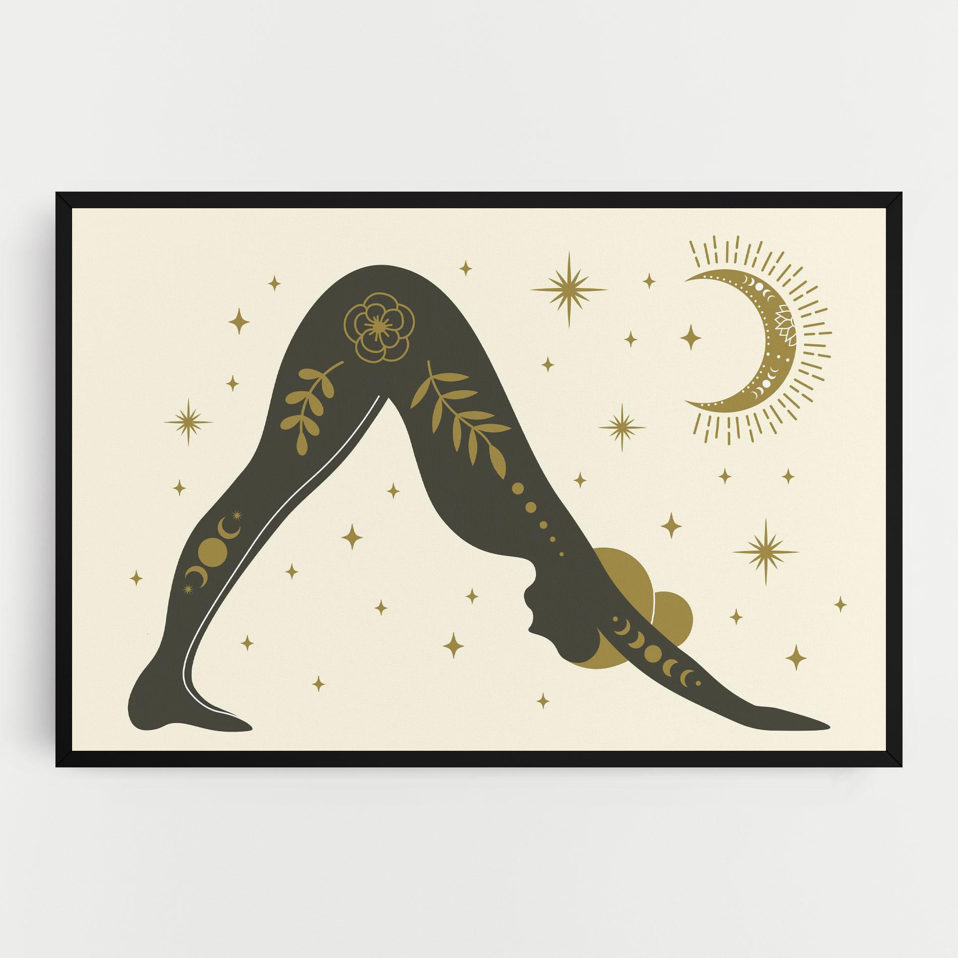 Картина на платно Adho Mukha mockup 0