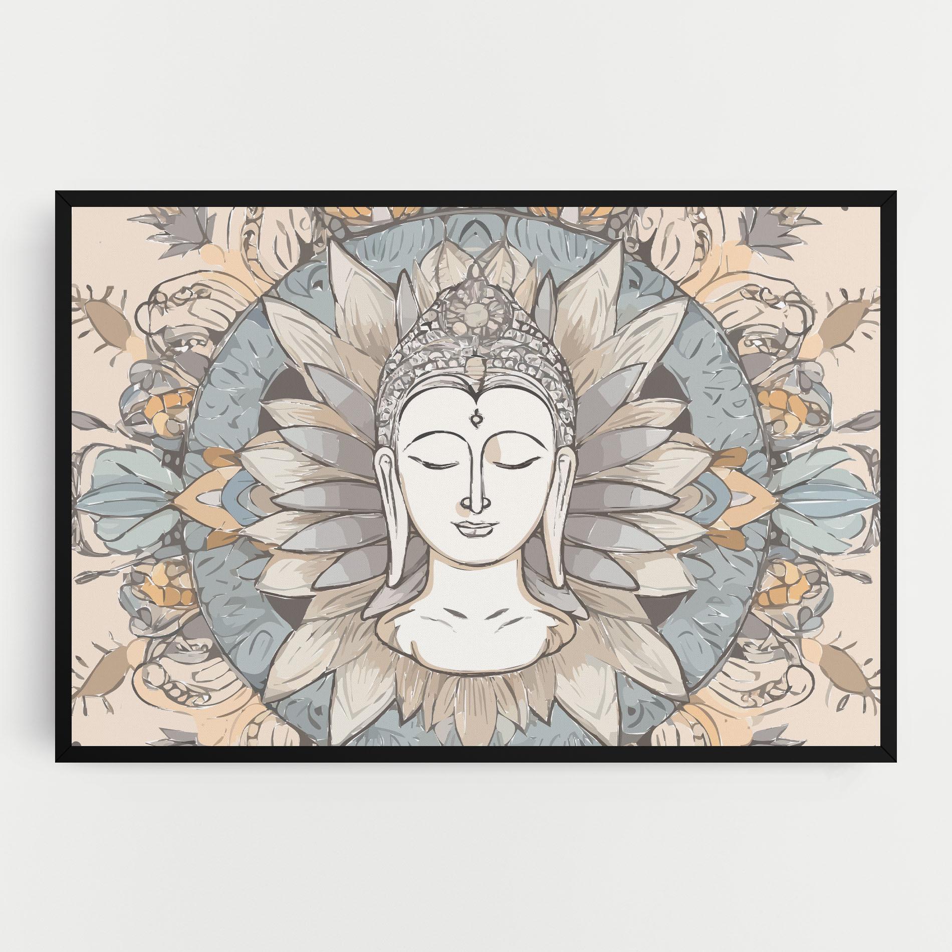 Картина на платно Boho Element mockup 0