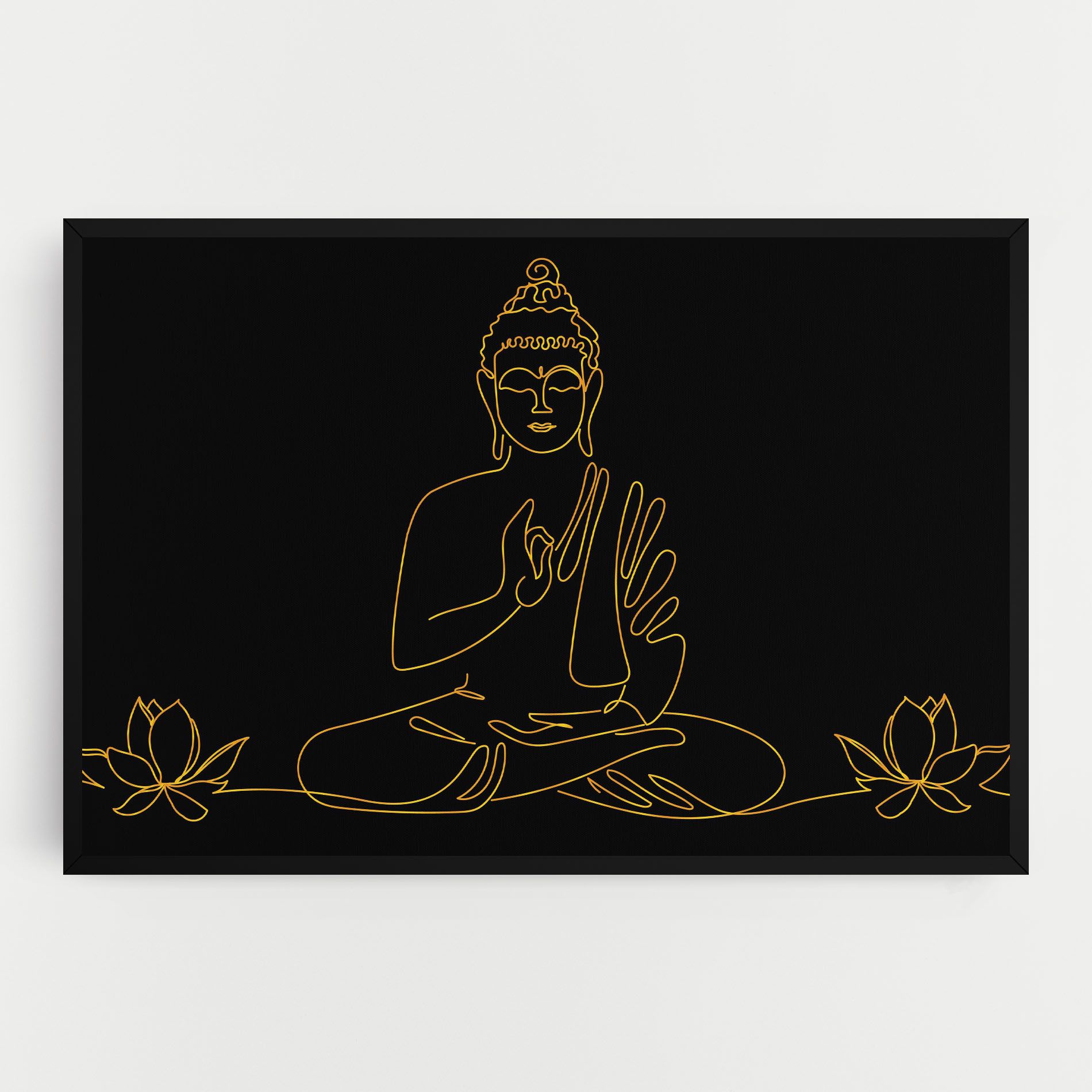 Buddha Gold Line mockup 0