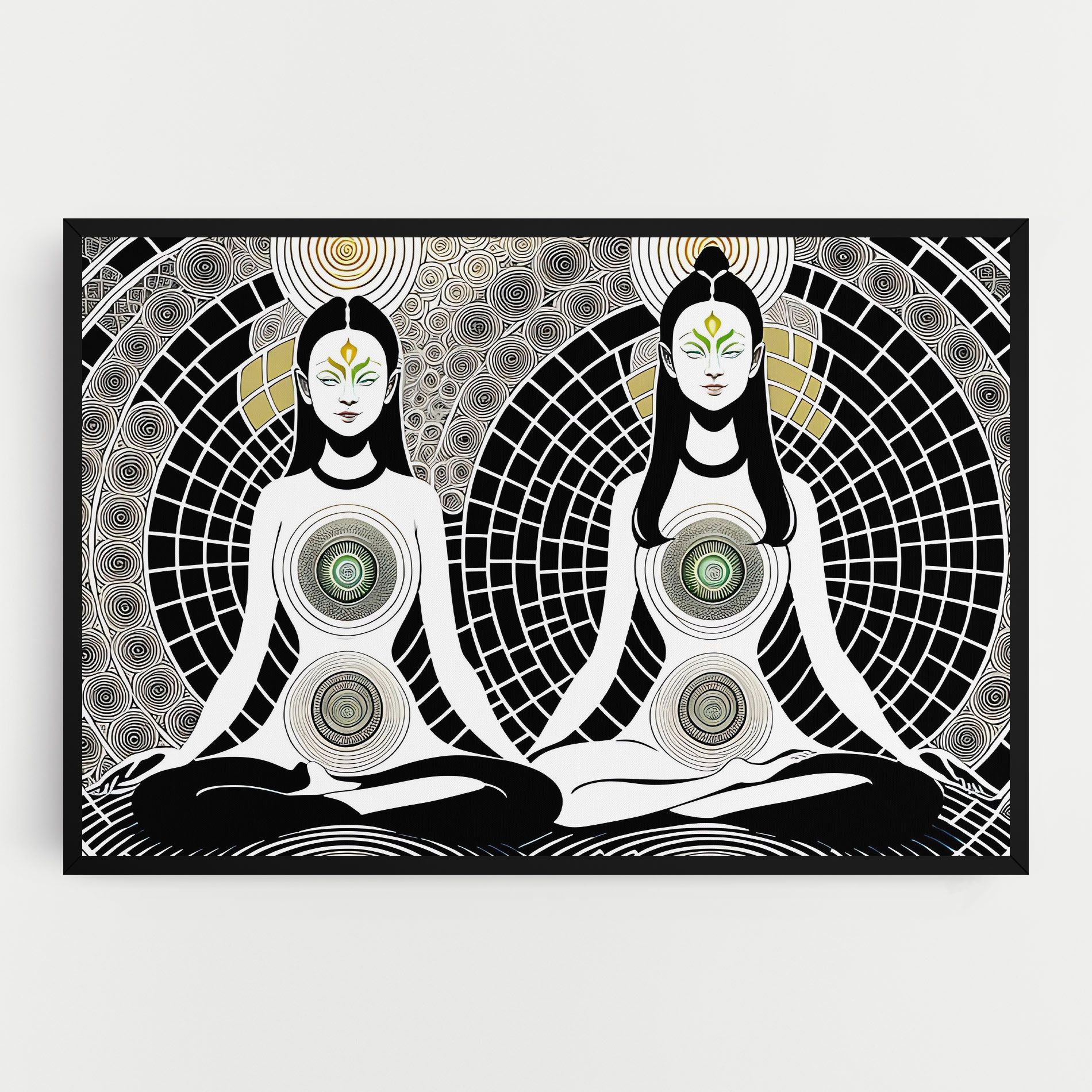 Clolorful Meditation mockup 0