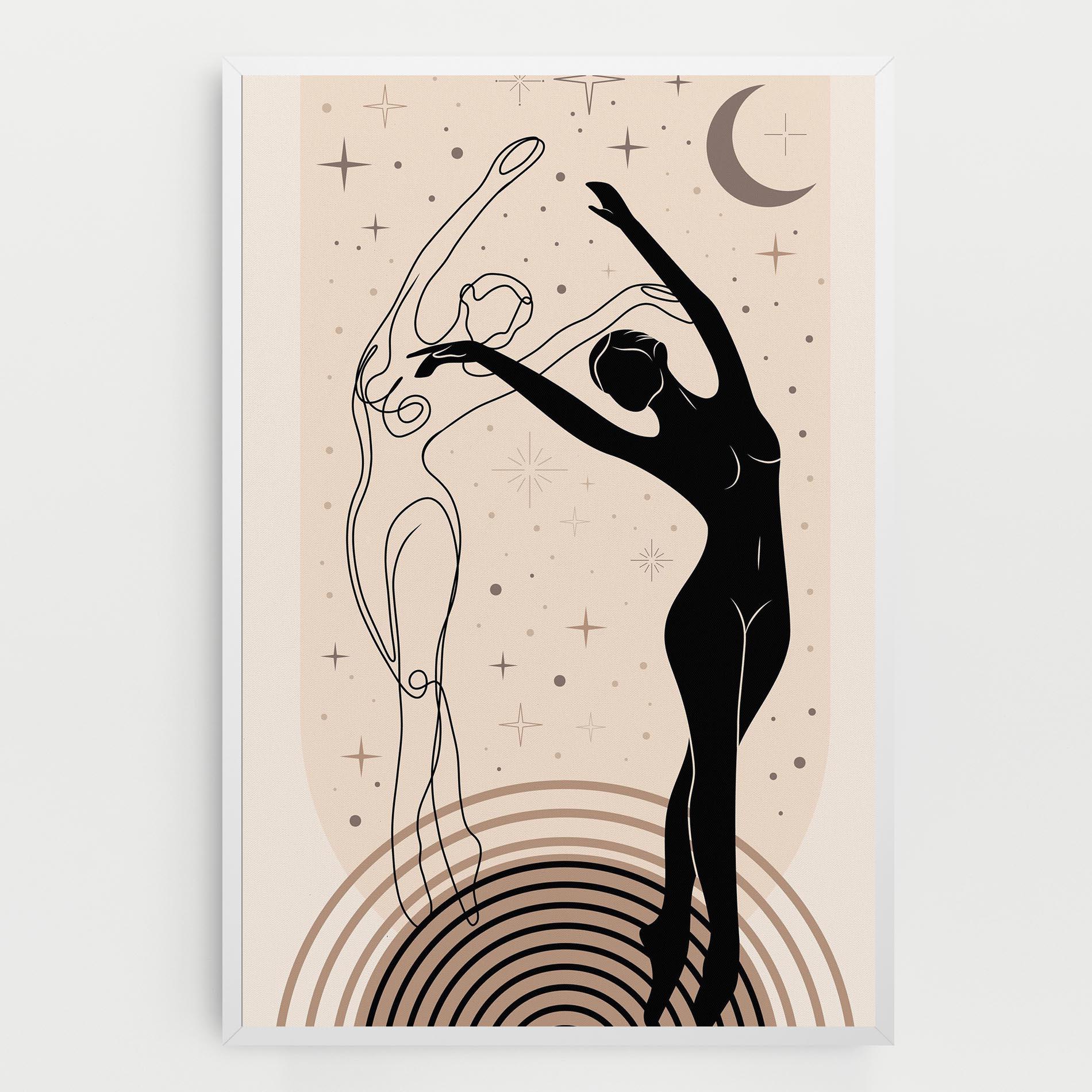 Картина на платно Balance Yoga mockup 0