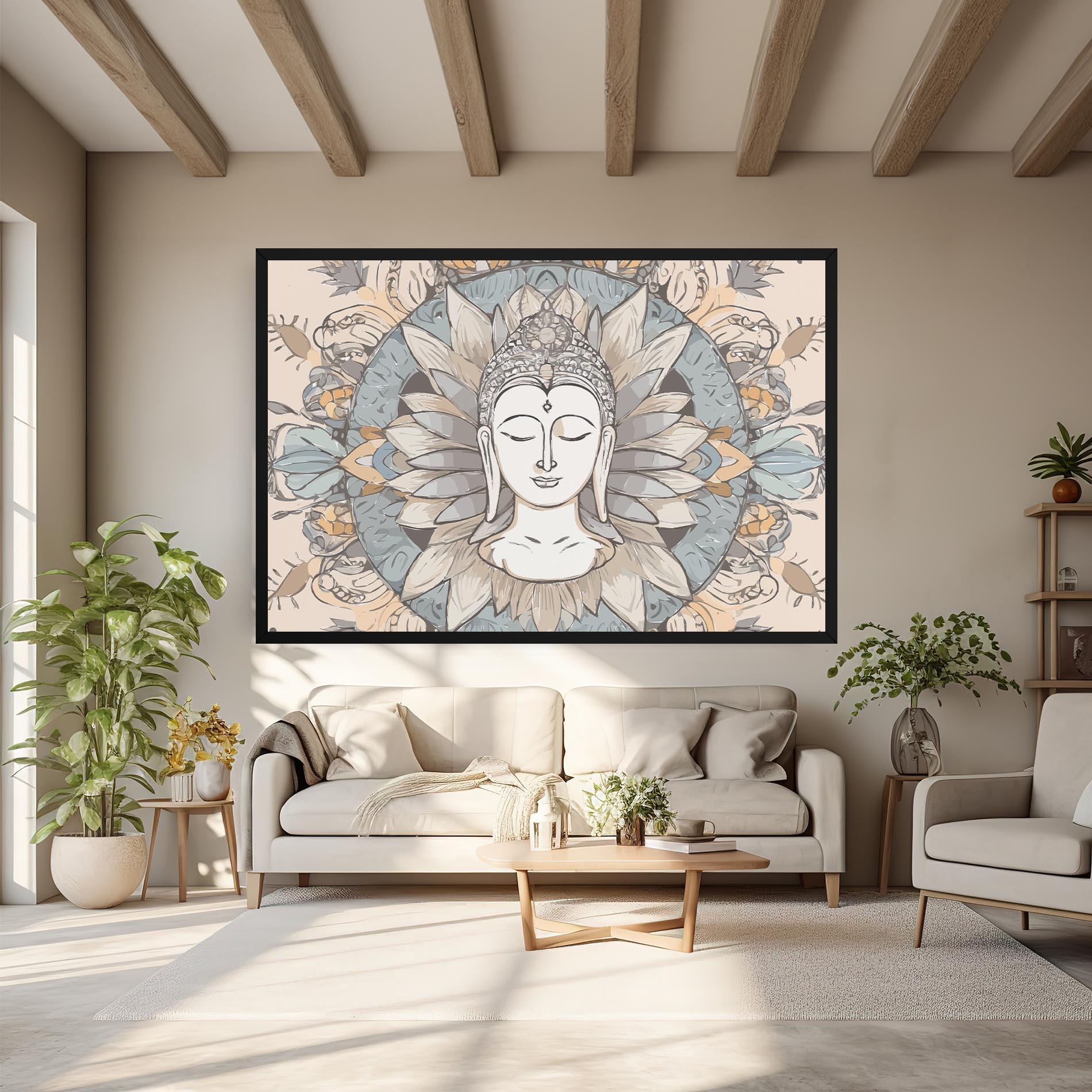 Картина на платно Boho Element mockup 6