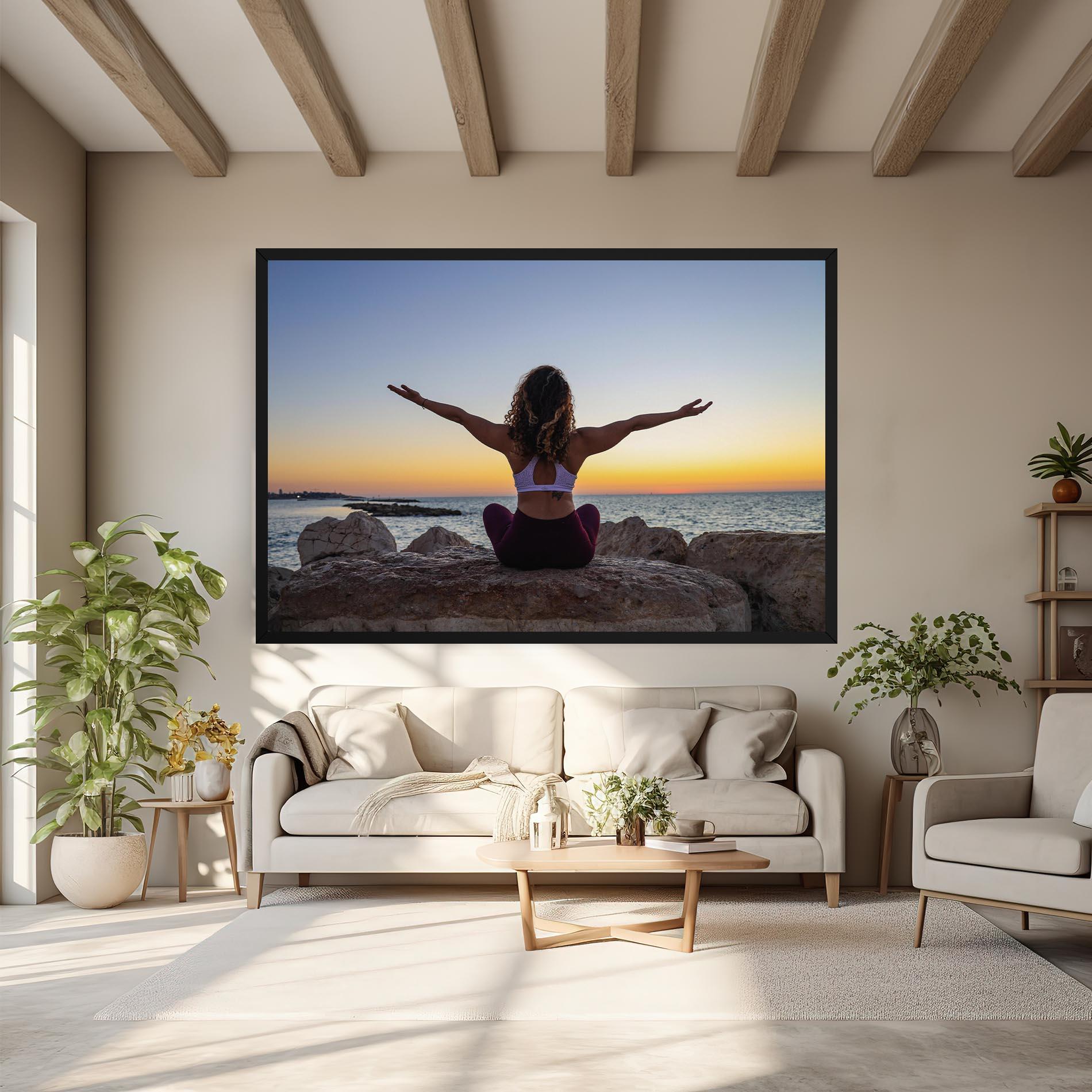 Картина на платно Calm Asana mockup 6