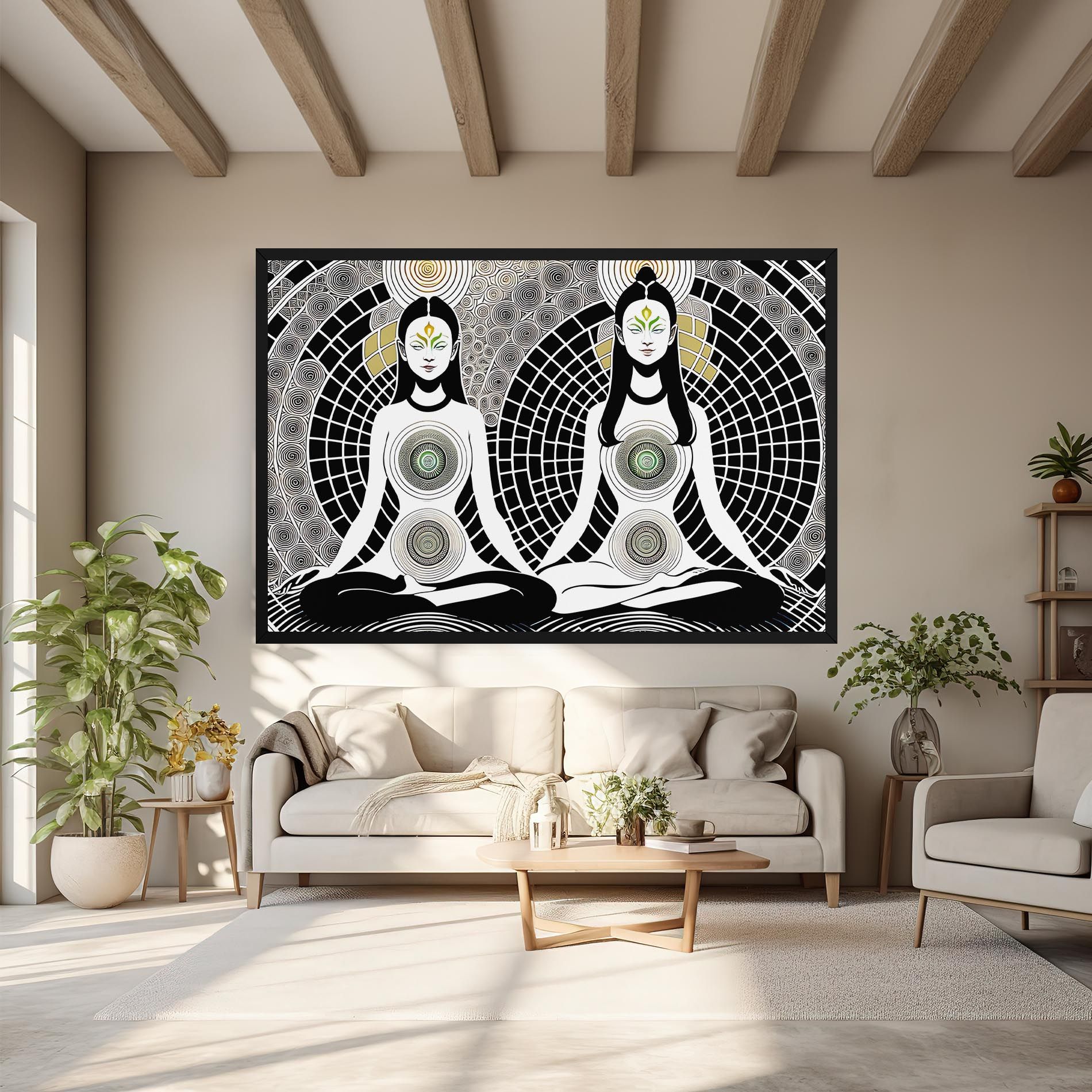 Clolorful Meditation mockup 6