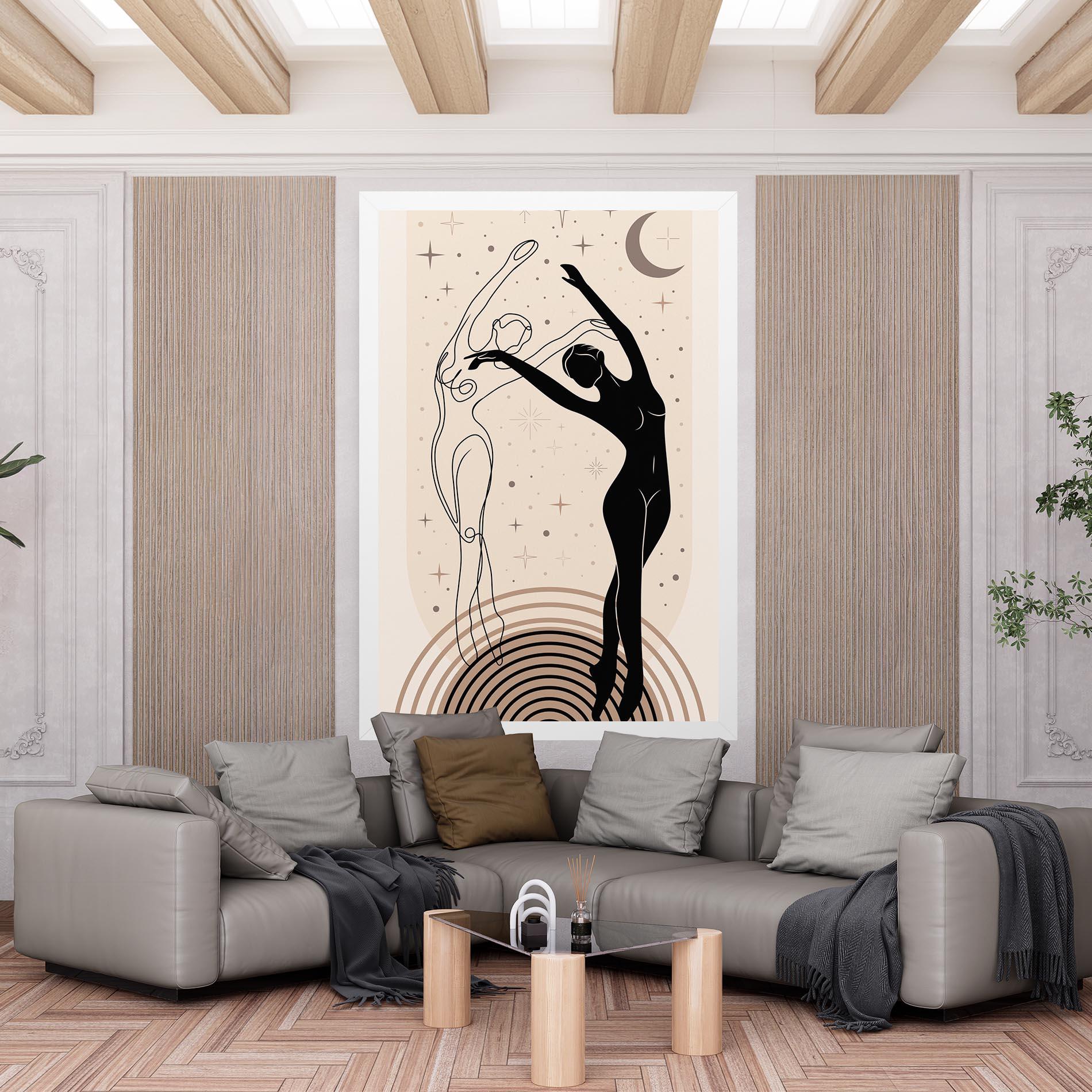 Картина на платно Balance Yoga mockup 6