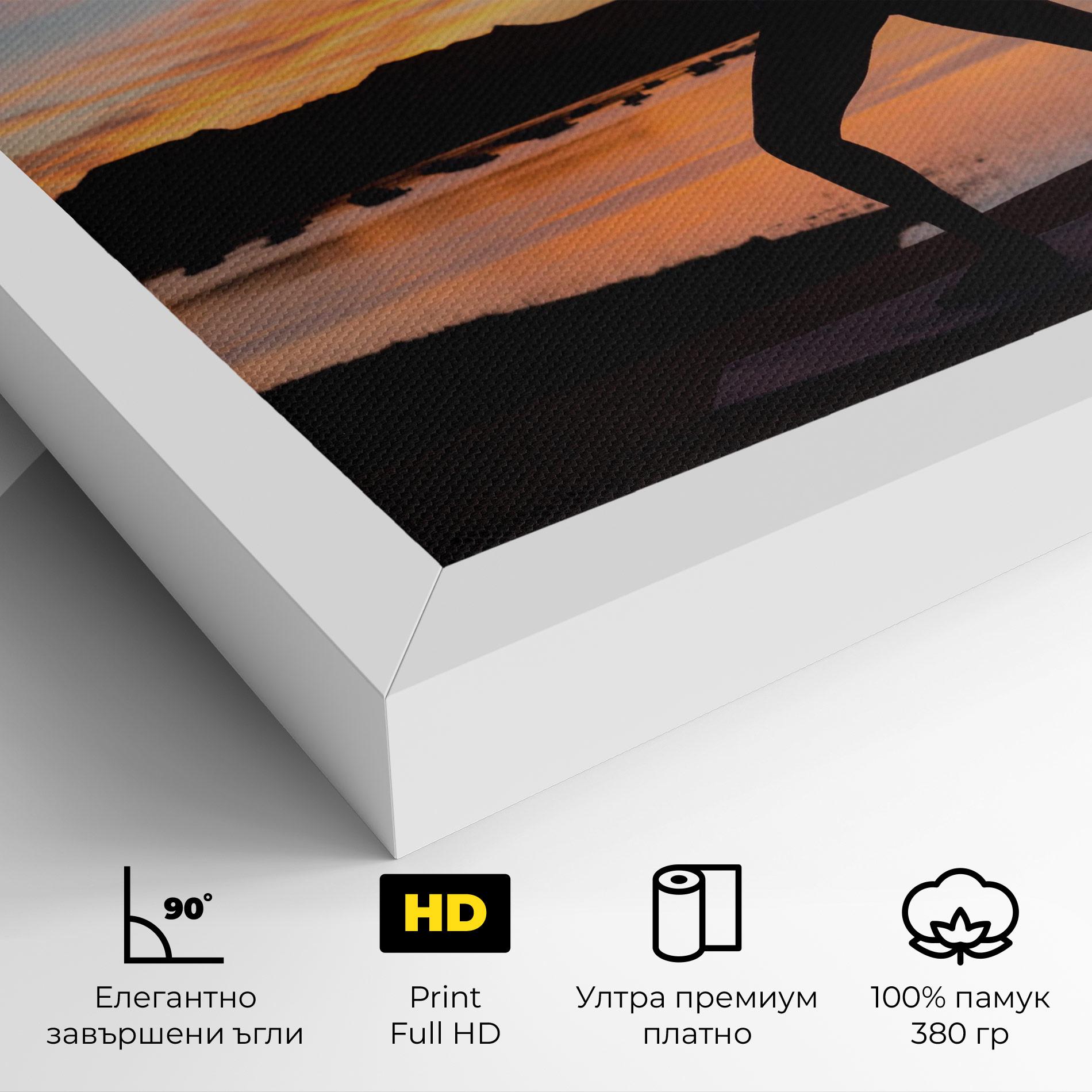 Картина на платно Morning Yoga mockup 4