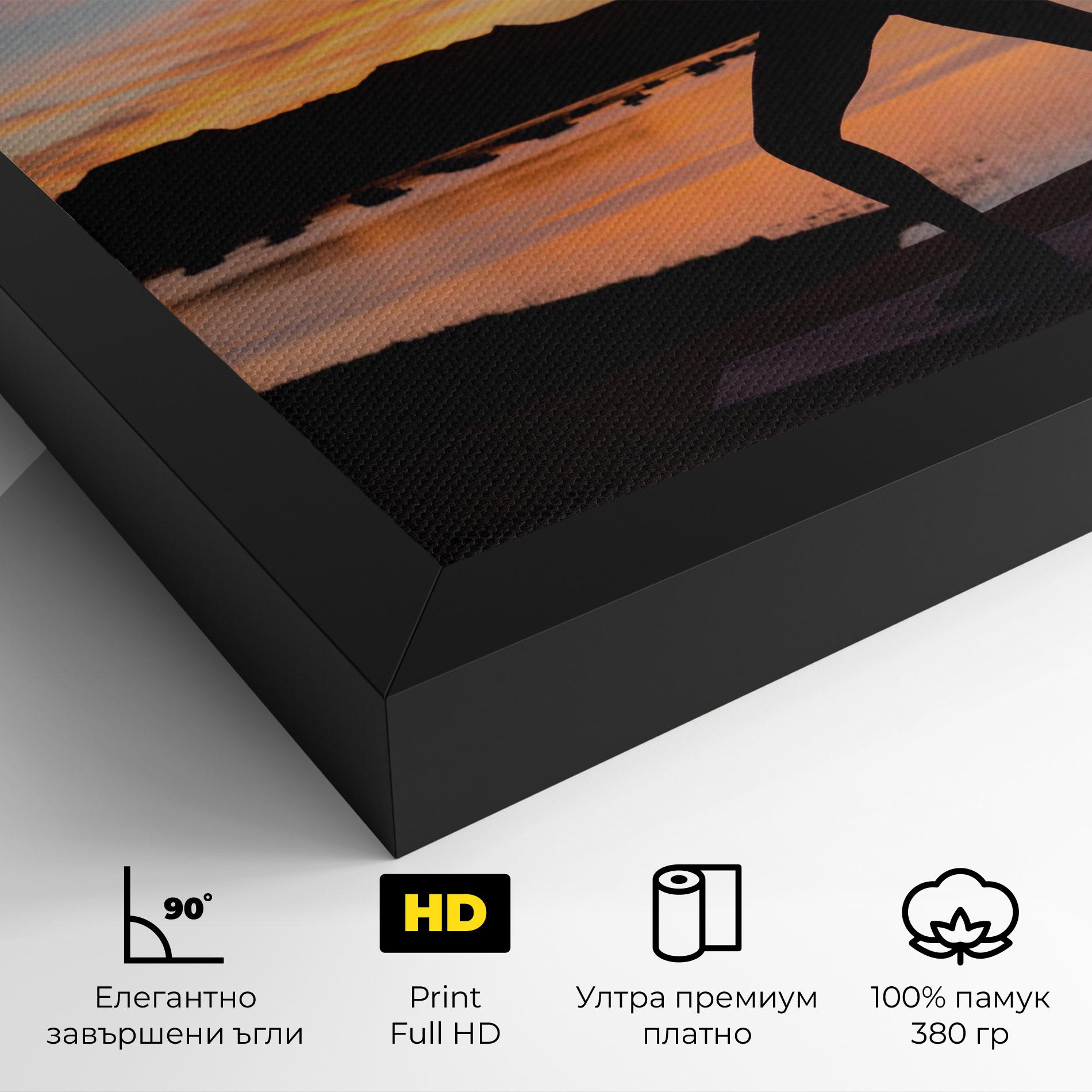 Картина на платно Morning Yoga mockup 4