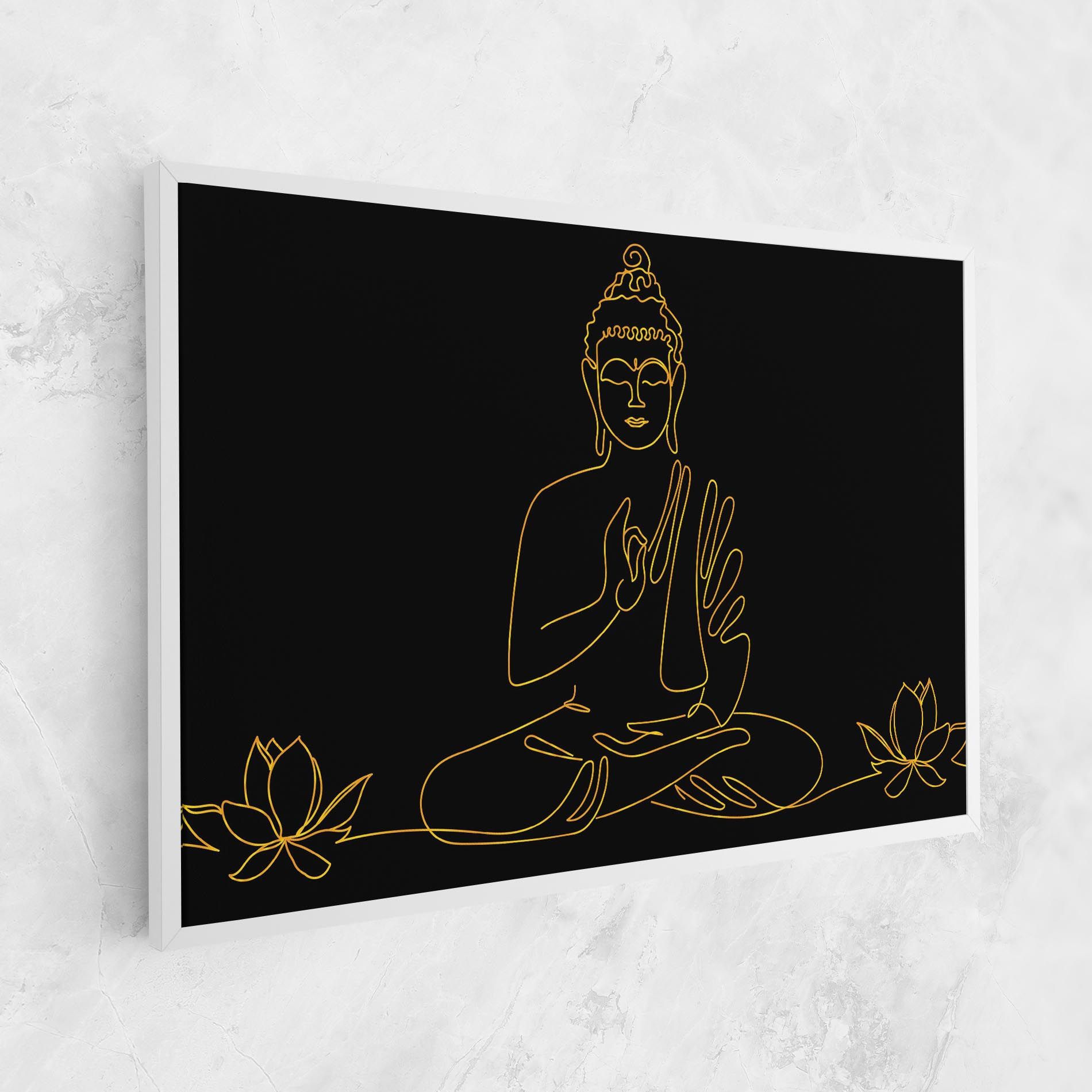 Buddha Gold Line mockup 1