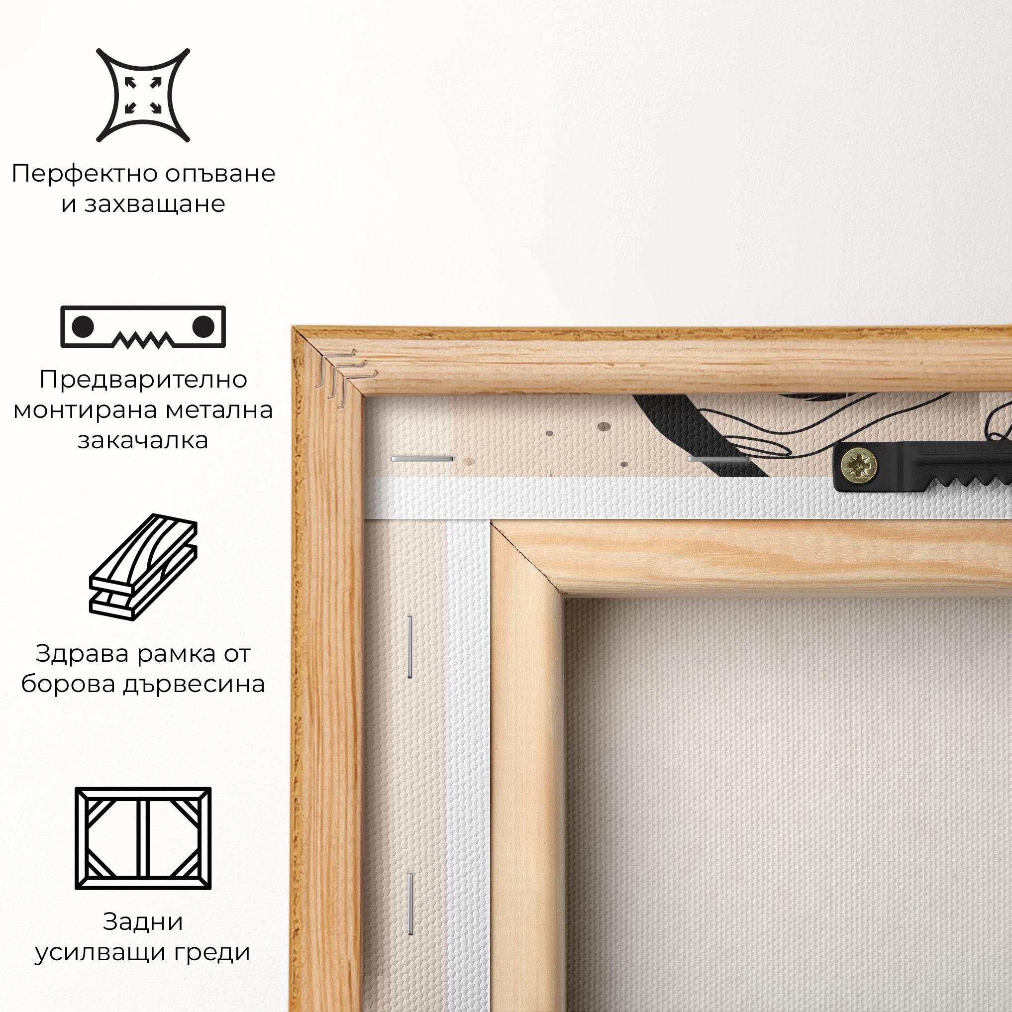 Картина на платно Balance Yoga mockup 5