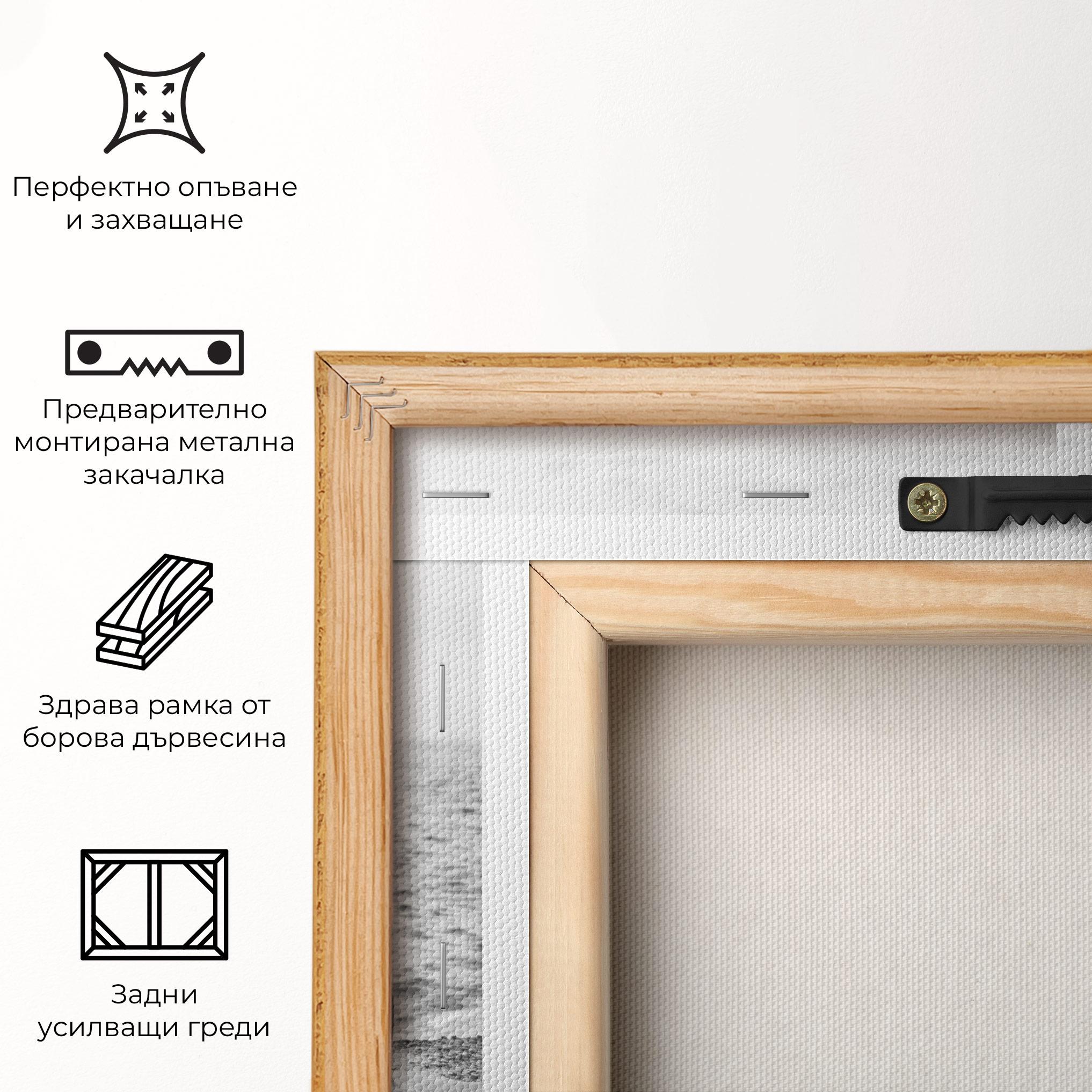 Картина на платно Blissful Balance mockup 5