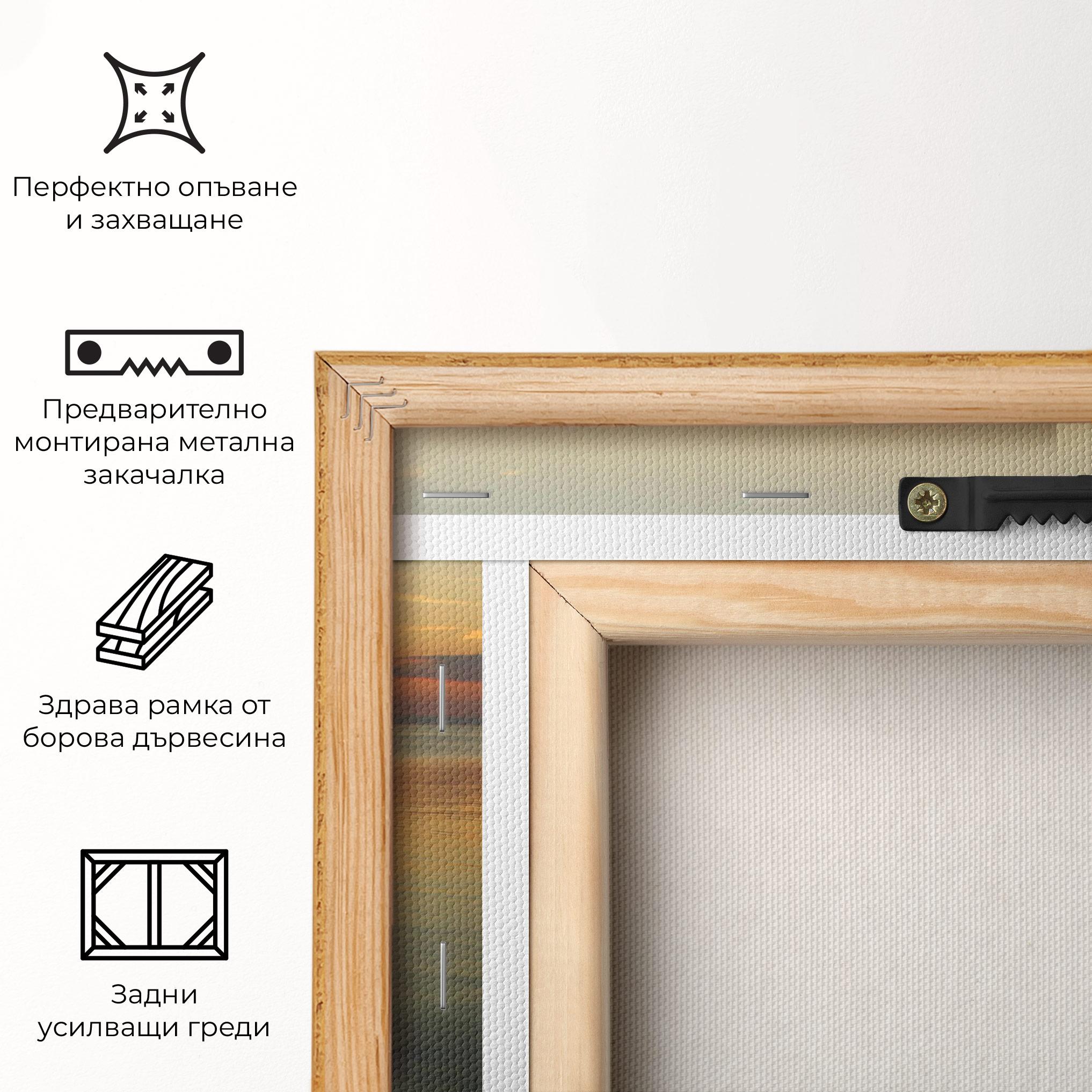 Картина на платно Gentle Growth mockup 5