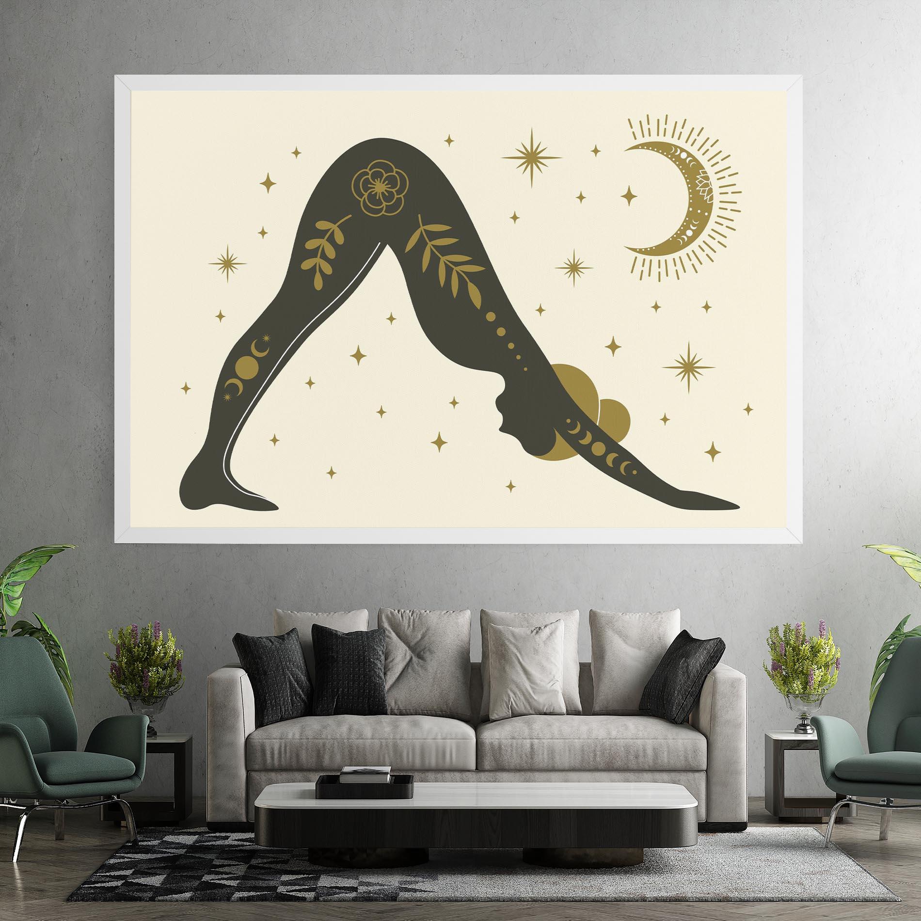 Картина на платно Adho Mukha mockup 7