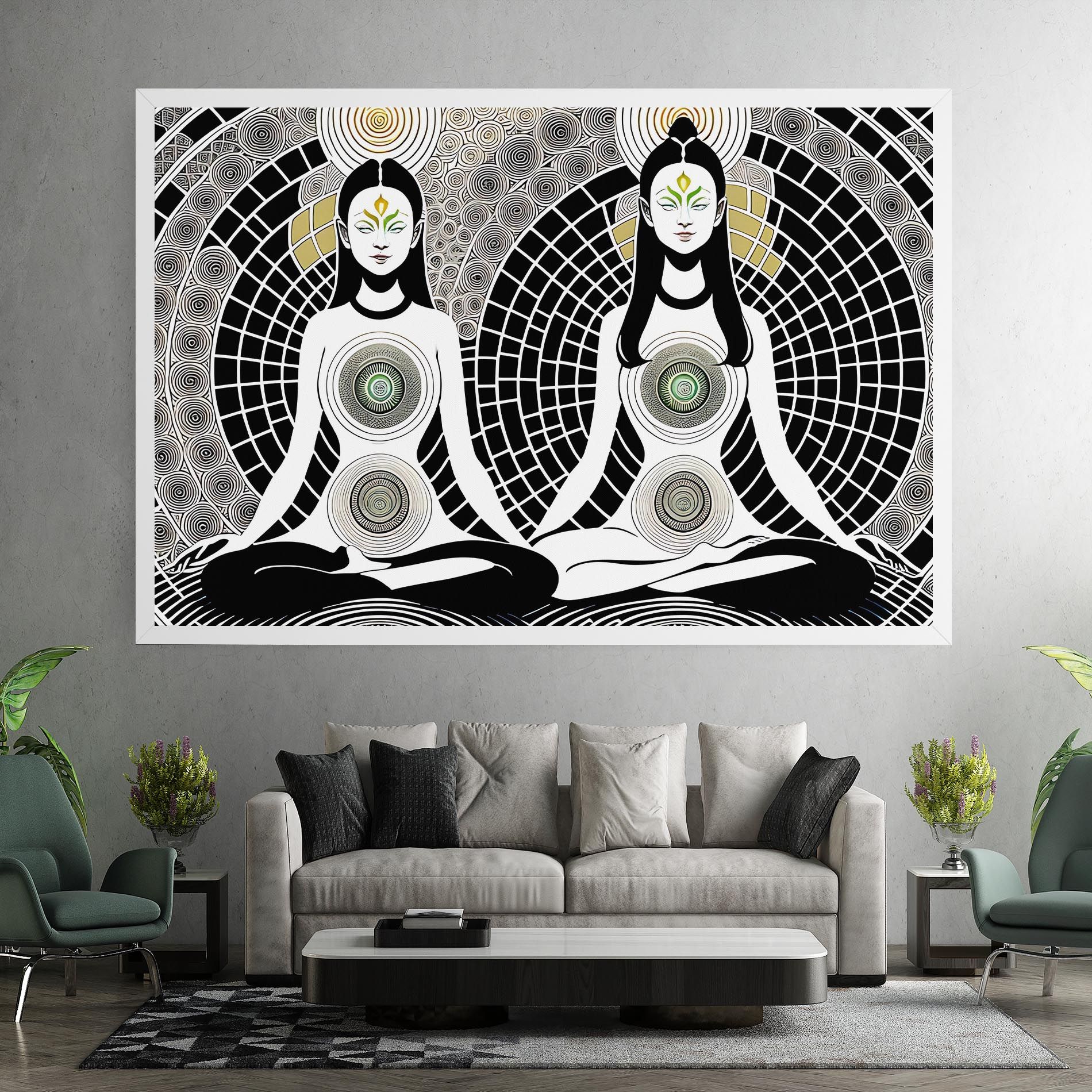 Clolorful Meditation mockup 7