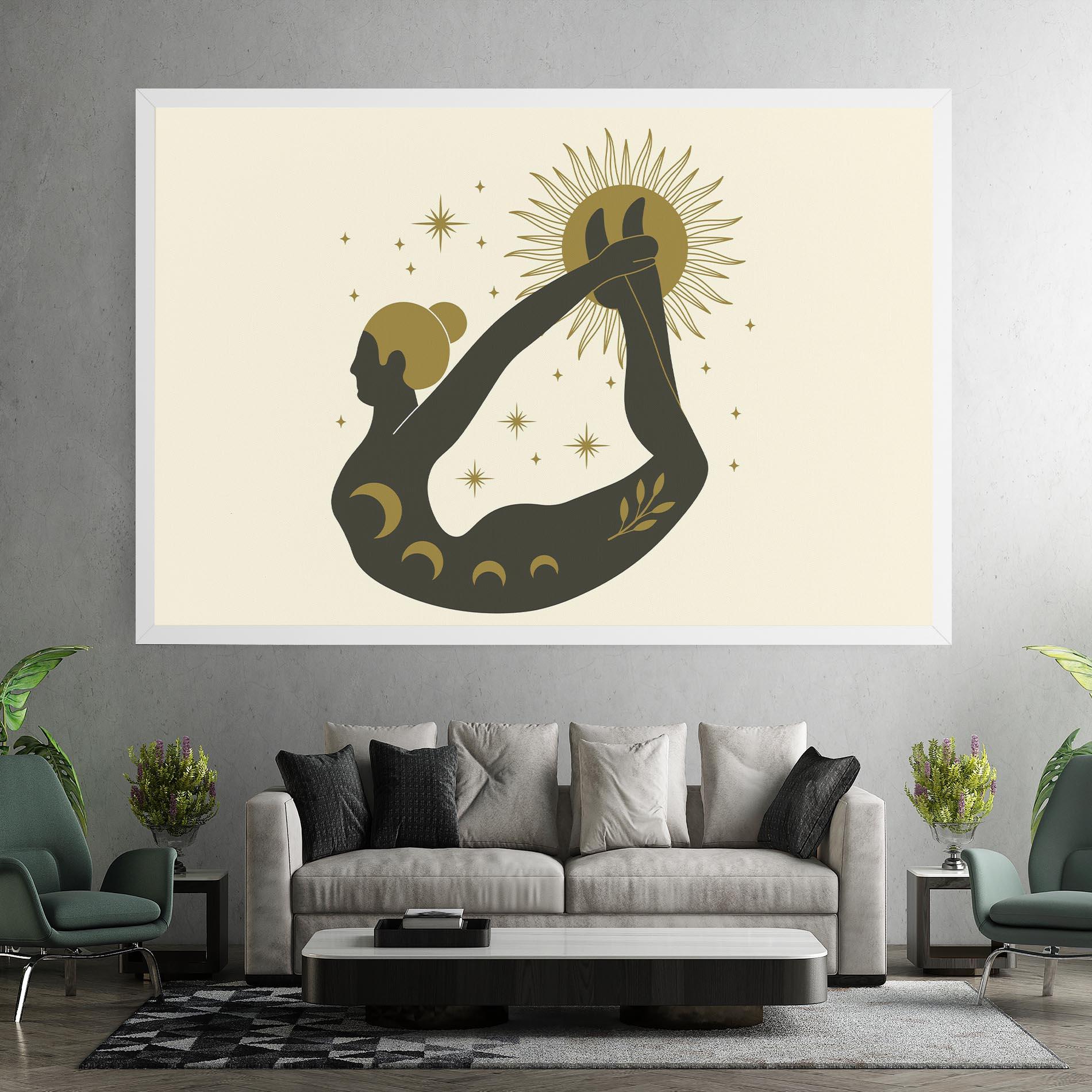 Картина на платно Dhanurasana mockup 7