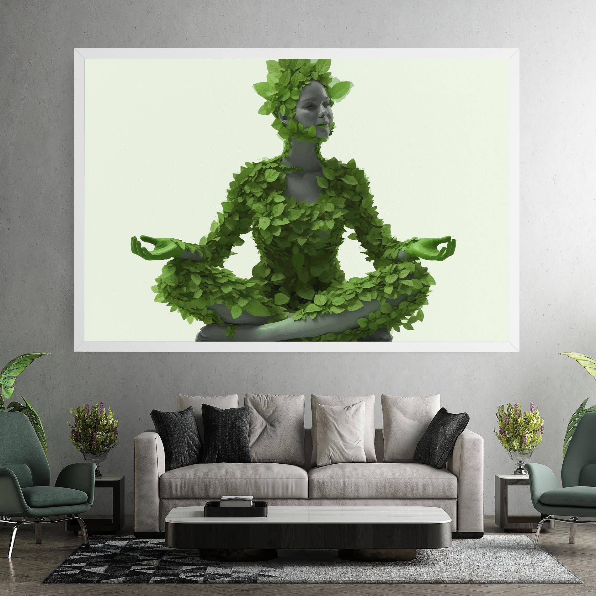 Картина на платно Nature Yoga mockup 7