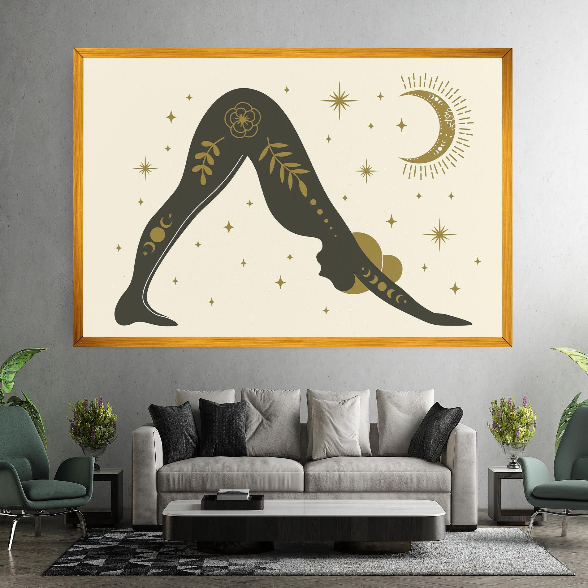 Картина на платно Adho Mukha mockup 7