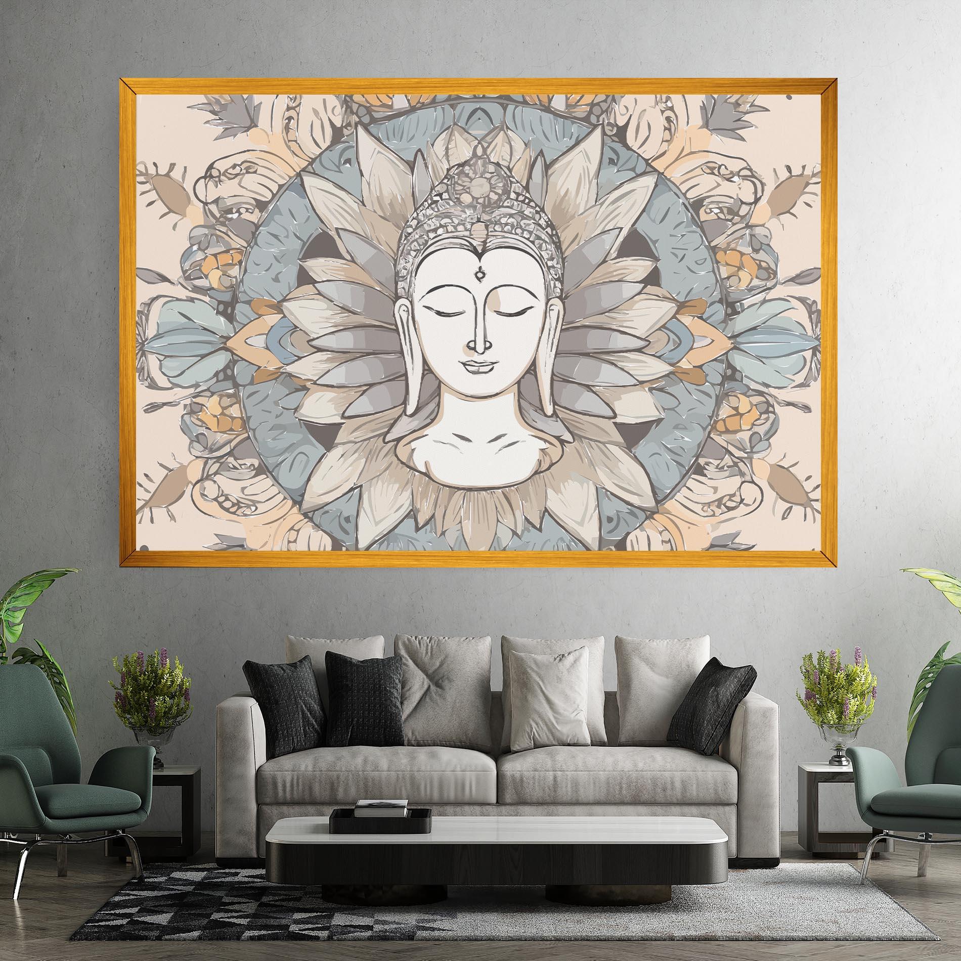 Картина на платно Boho Element mockup 7