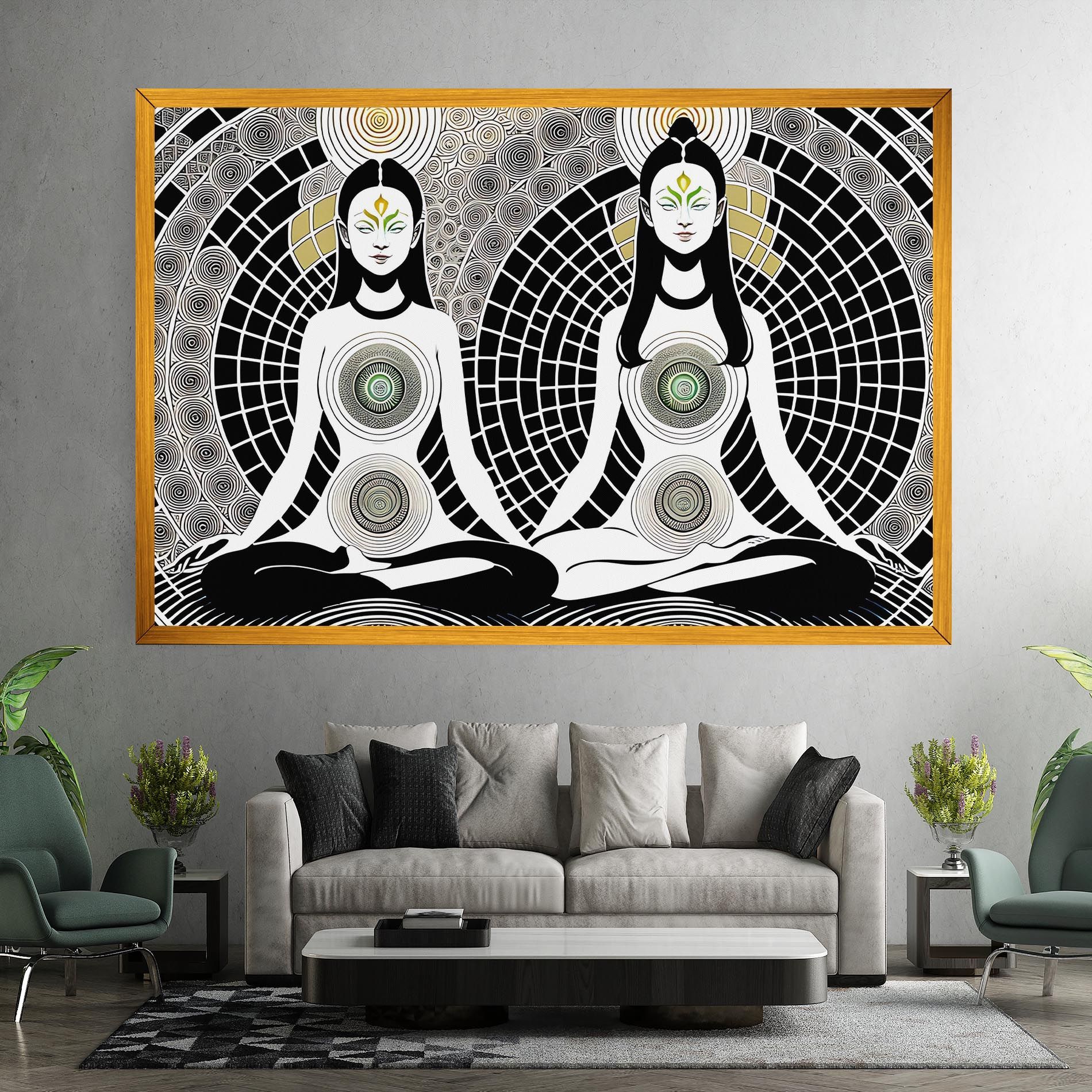 Clolorful Meditation mockup 7