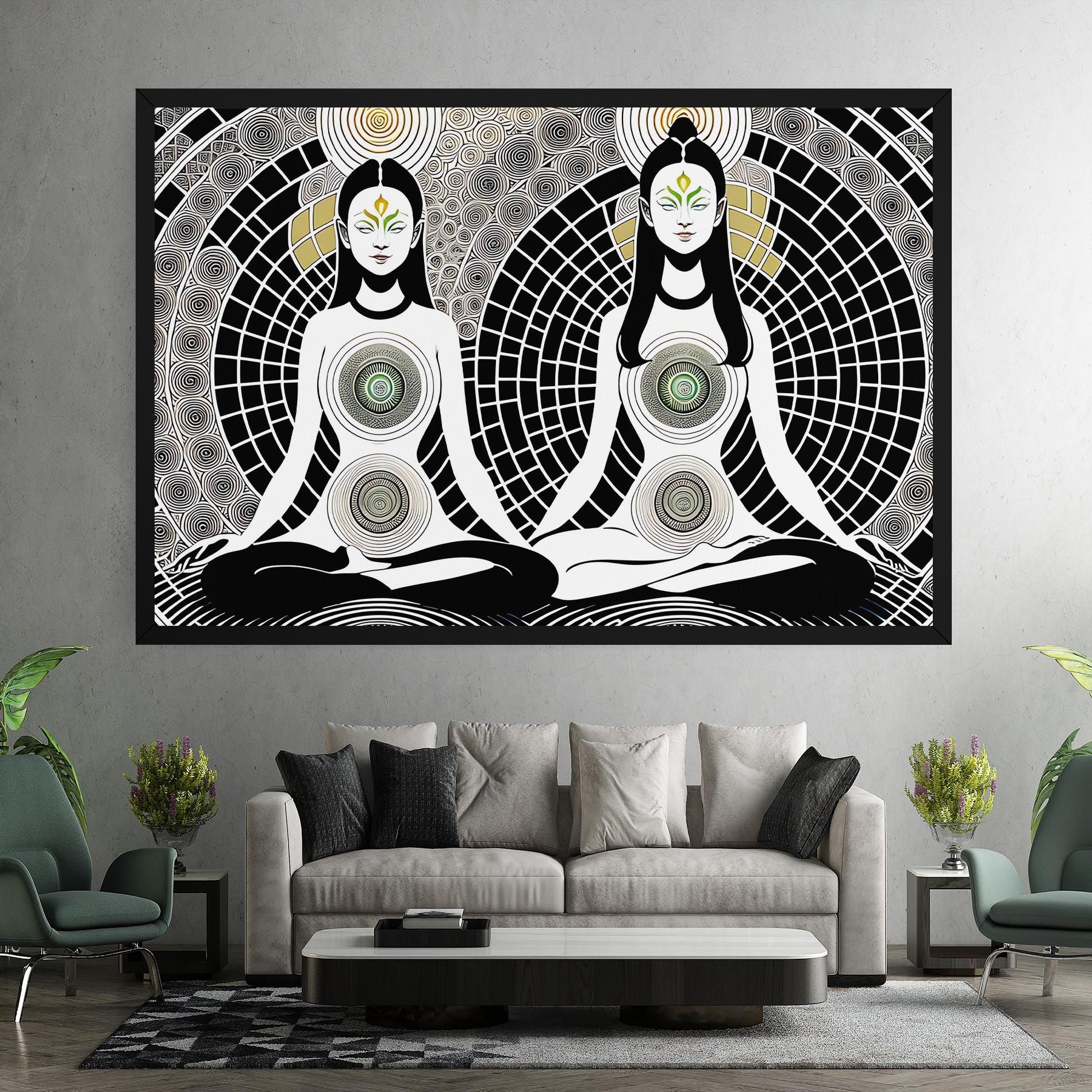 Clolorful Meditation mockup 7