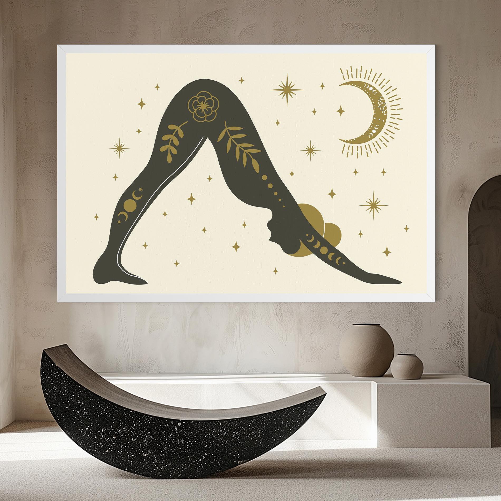 Картина на платно Adho Mukha mockup 8