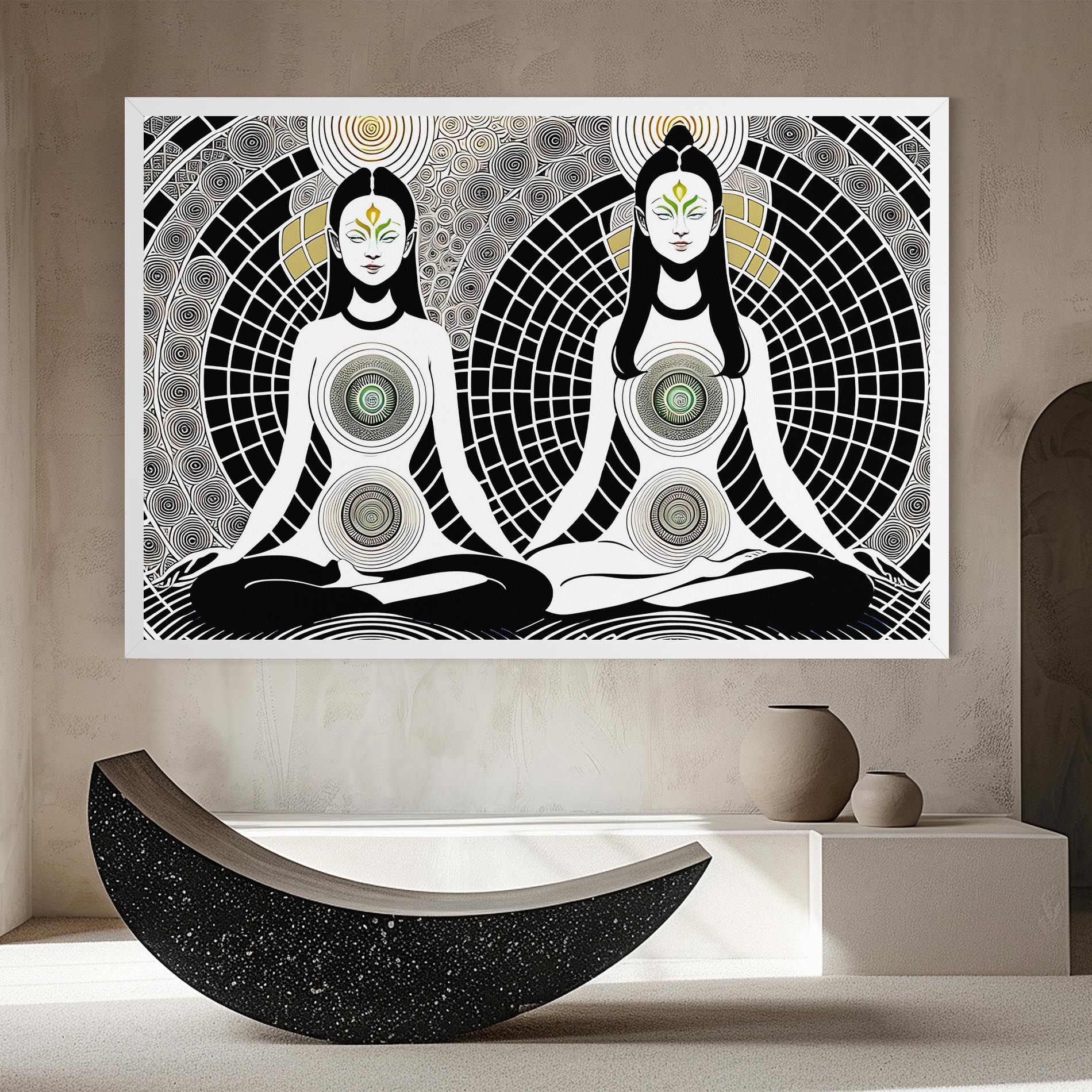 Clolorful Meditation mockup 8