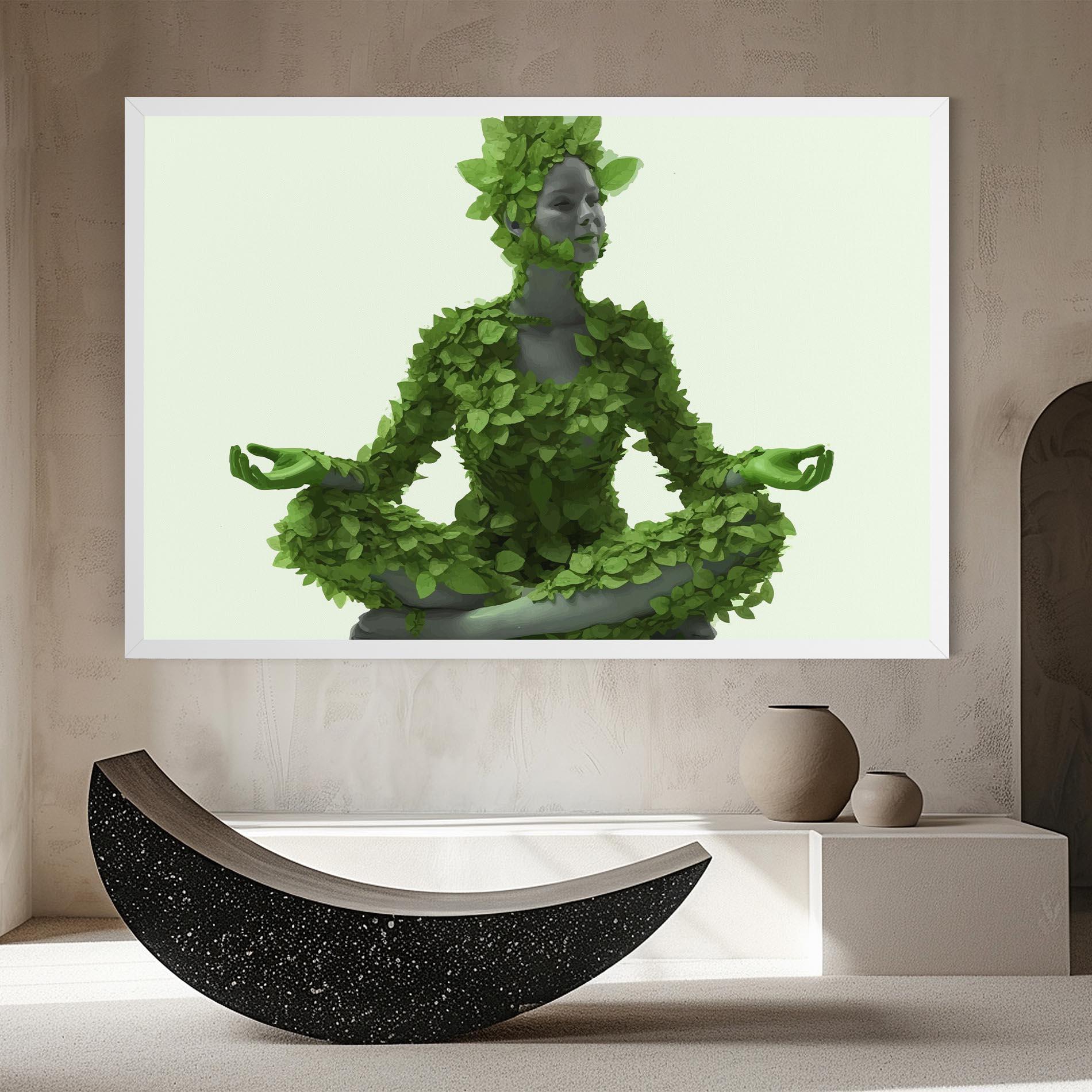 Картина на платно Nature Yoga mockup 8