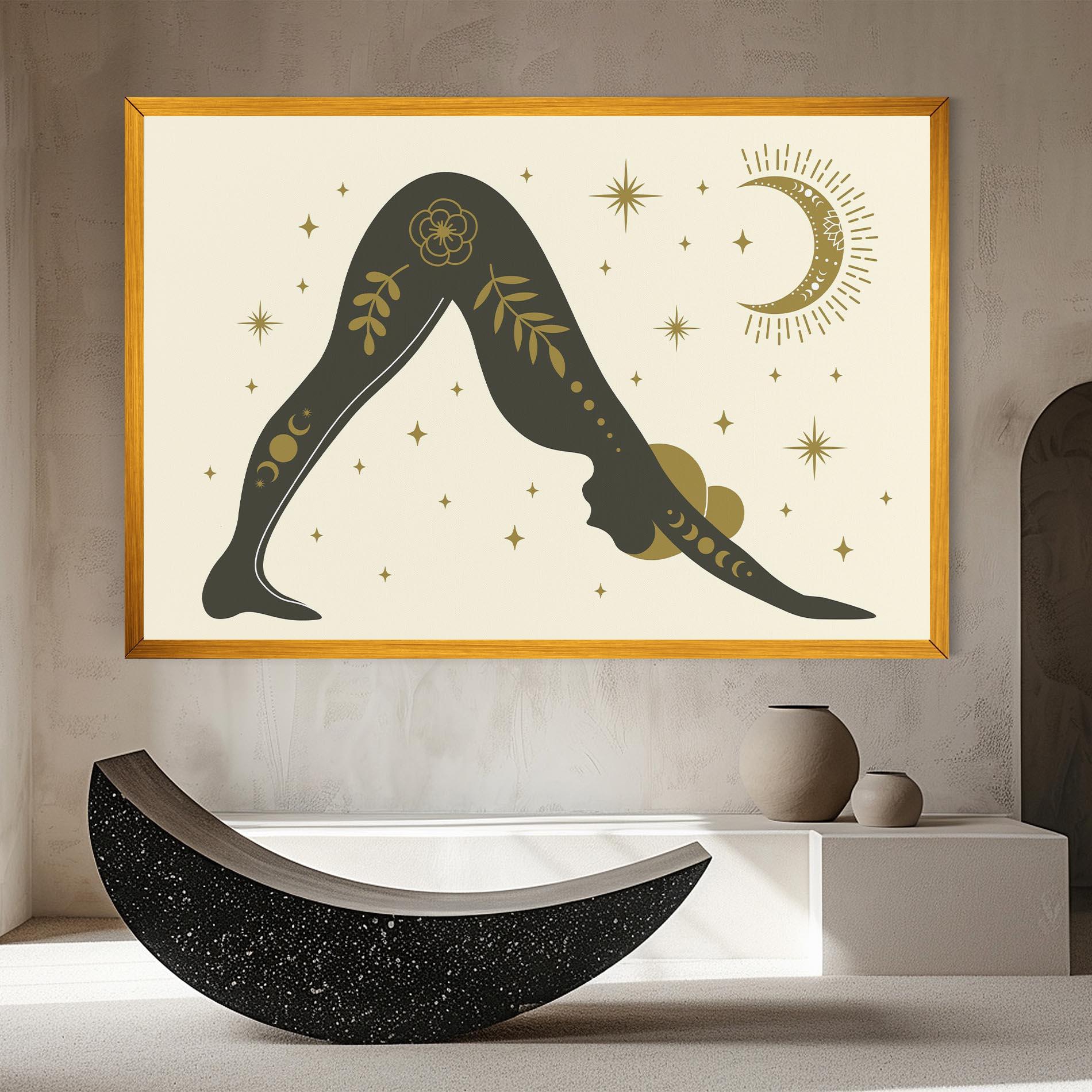 Картина на платно Adho Mukha mockup 8