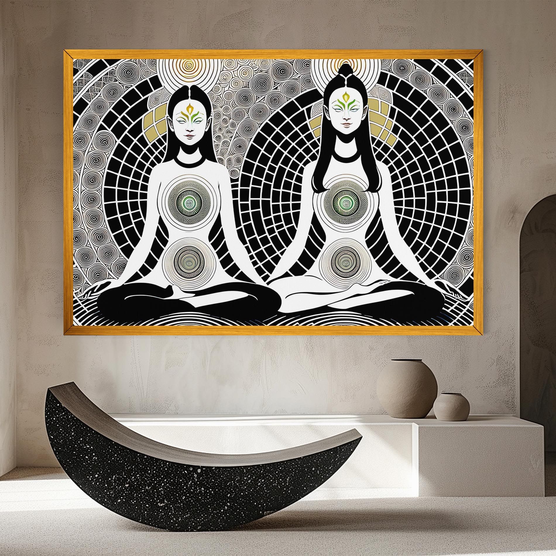 Clolorful Meditation mockup 8