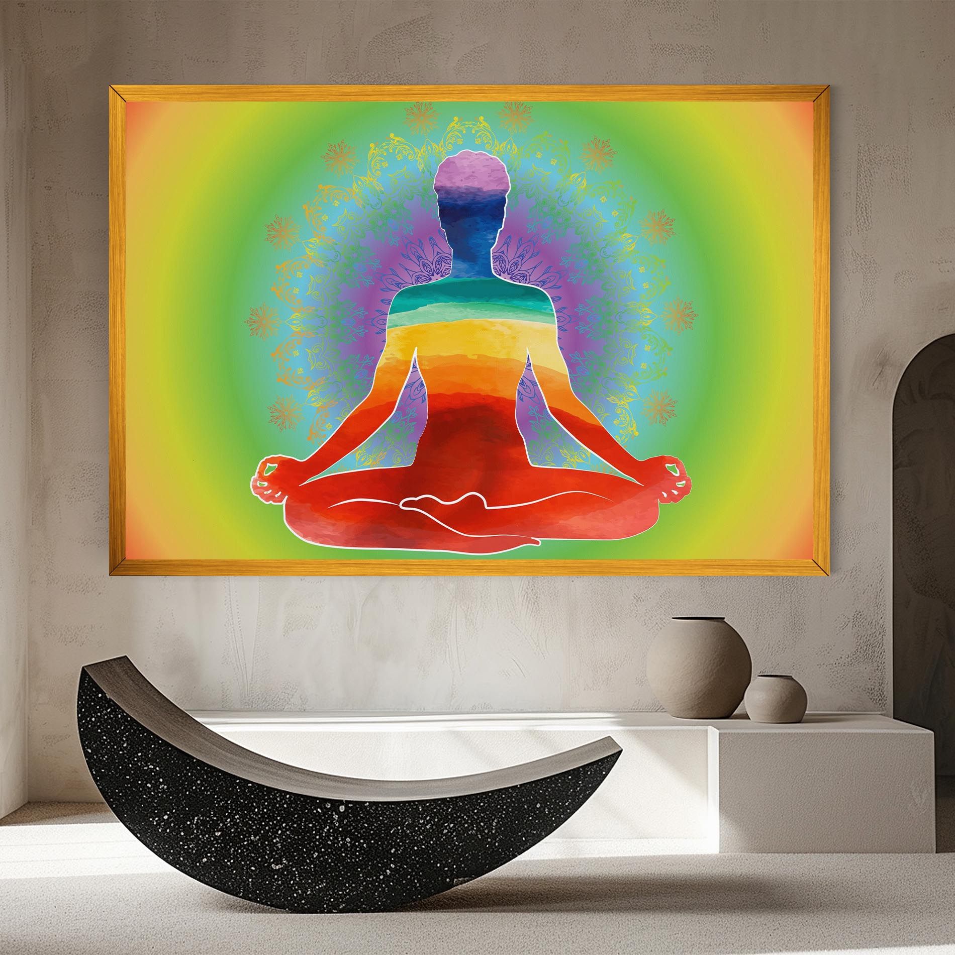 Rainbow Yoga mockup 8