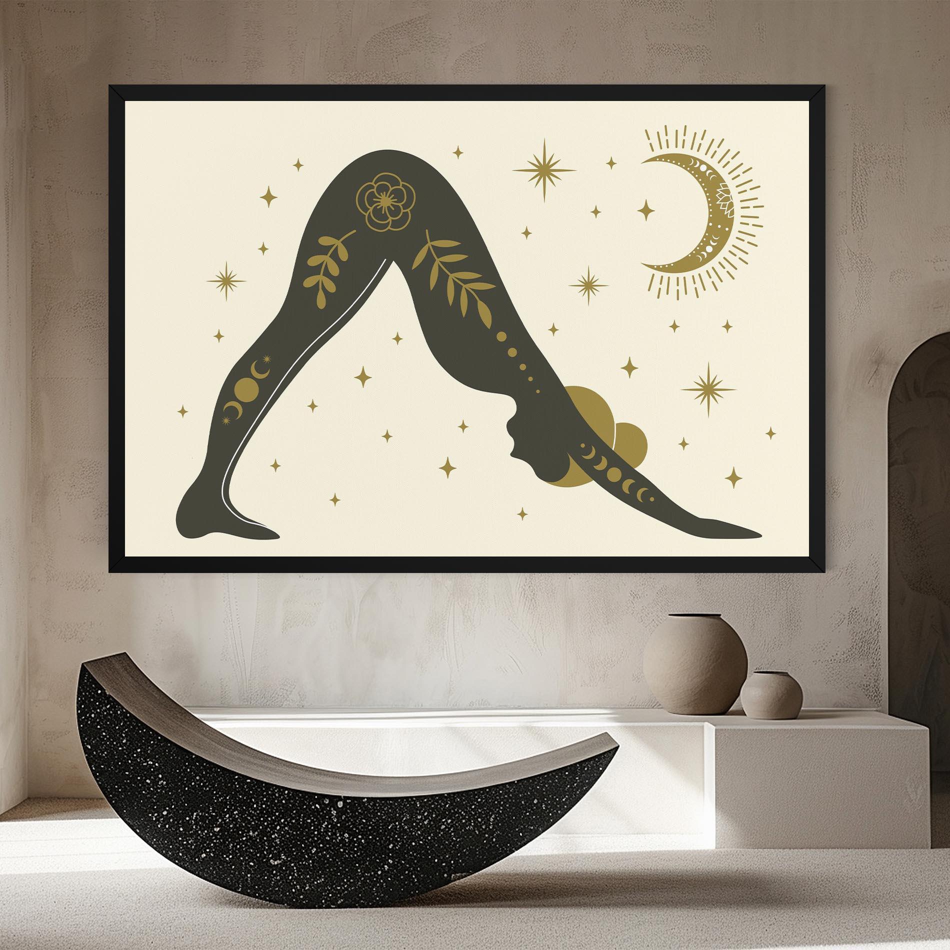 Картина на платно Adho Mukha mockup 8