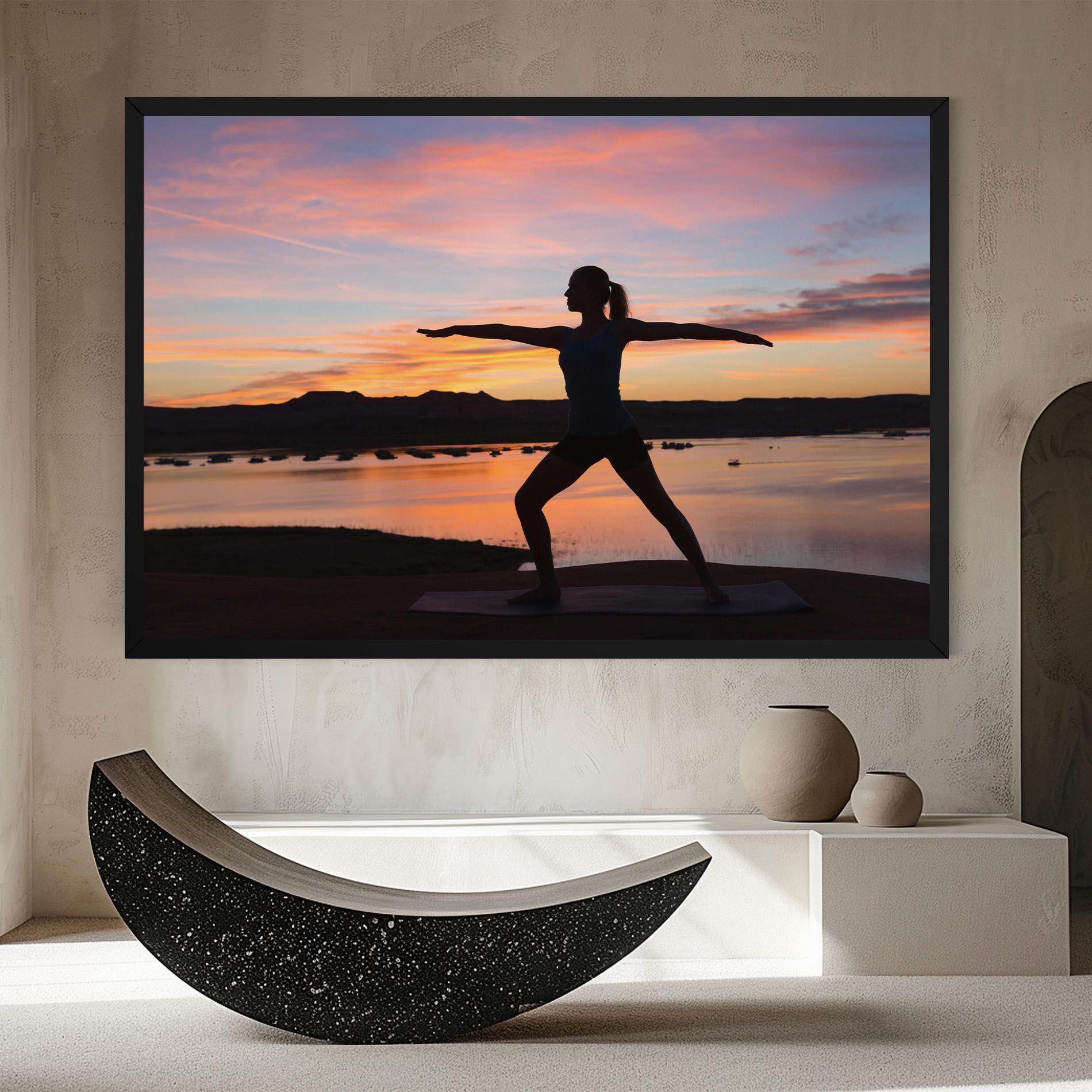 Картина на платно Morning Yoga mockup 8