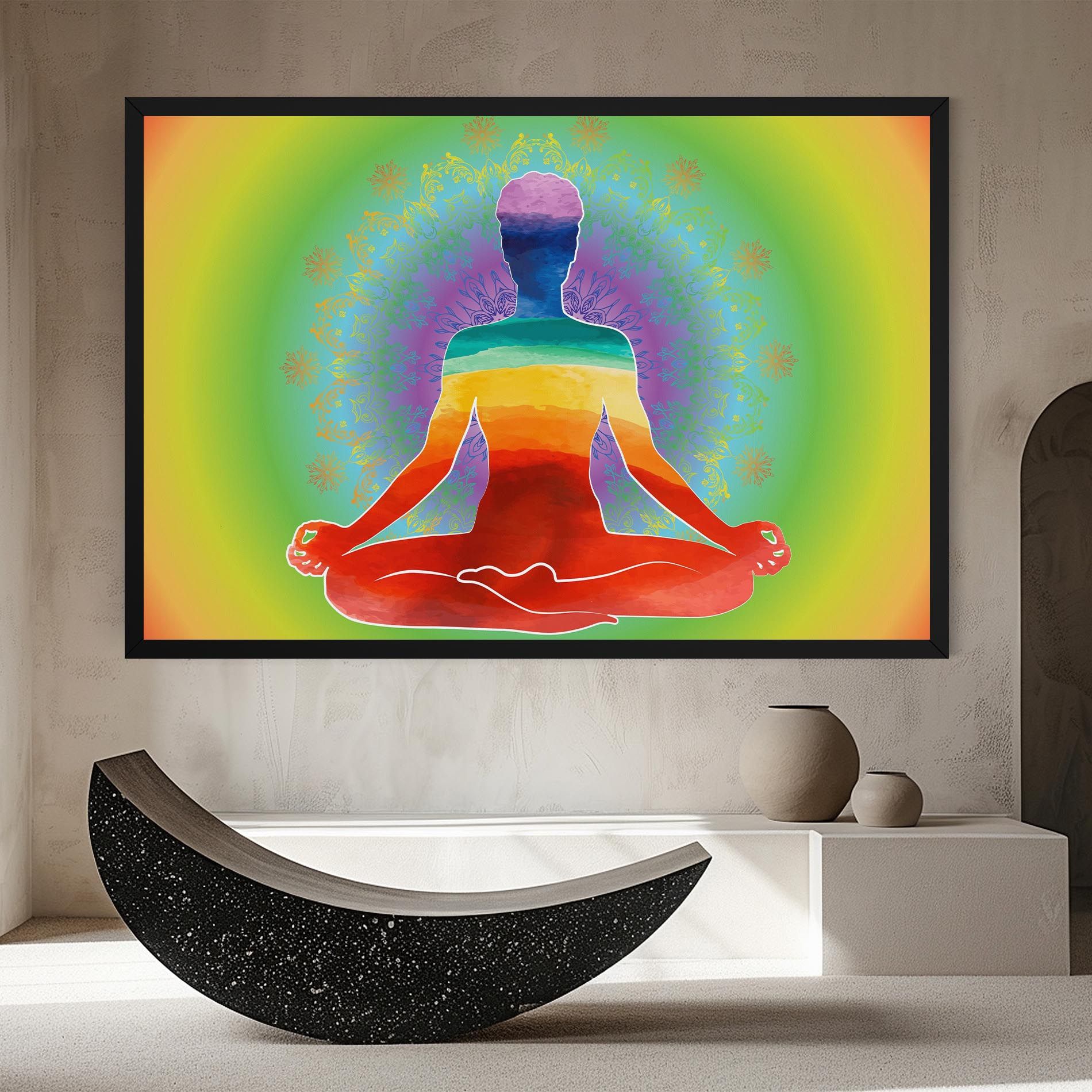 Rainbow Yoga mockup 8