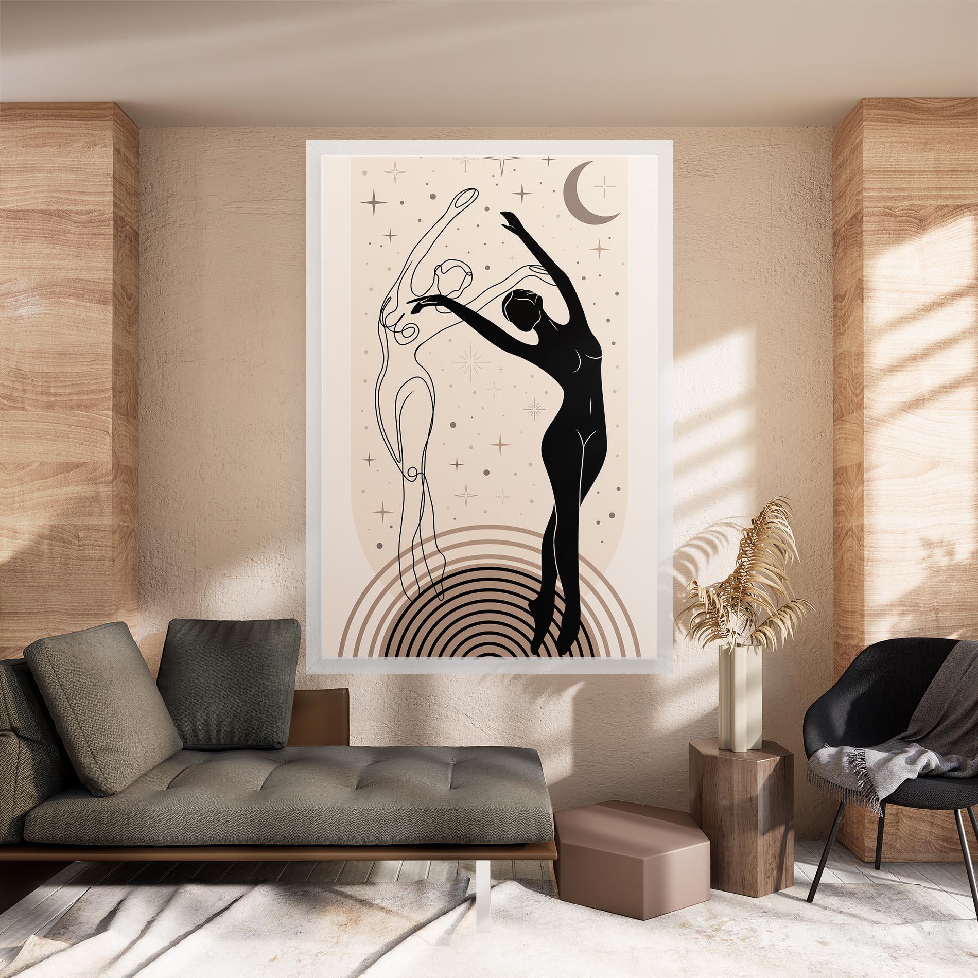 Картина на платно Balance Yoga mockup 8