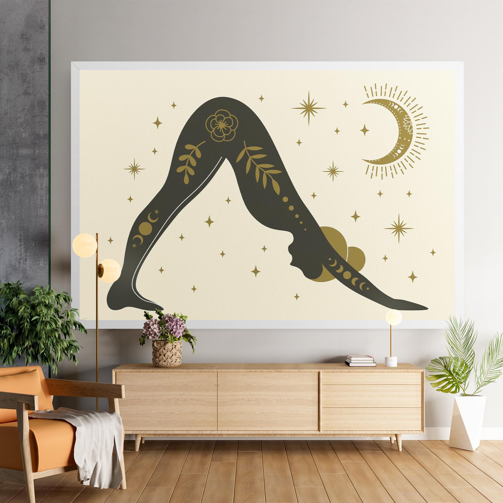 Картина на платно Adho Mukha mockup 9