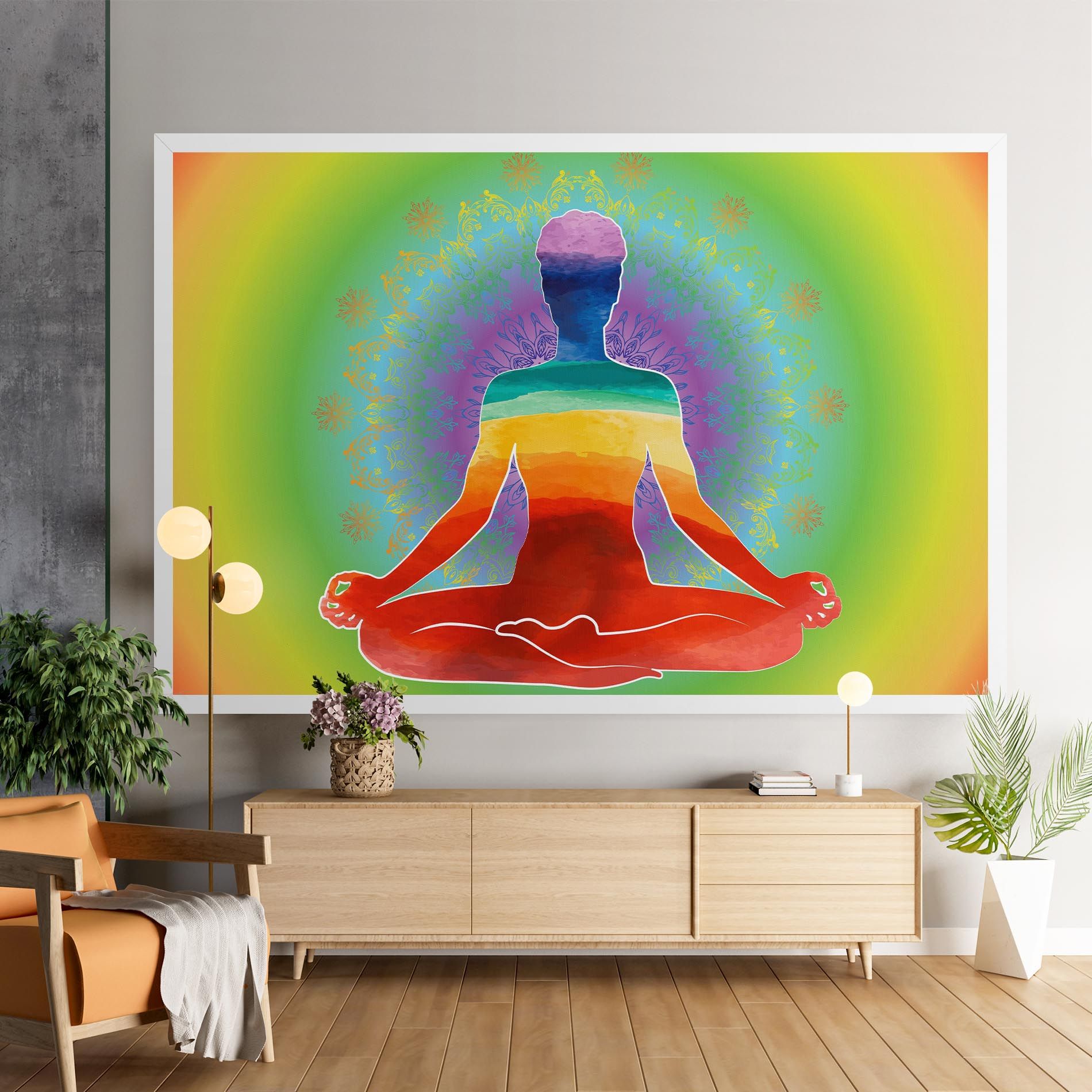 Rainbow Yoga mockup 9