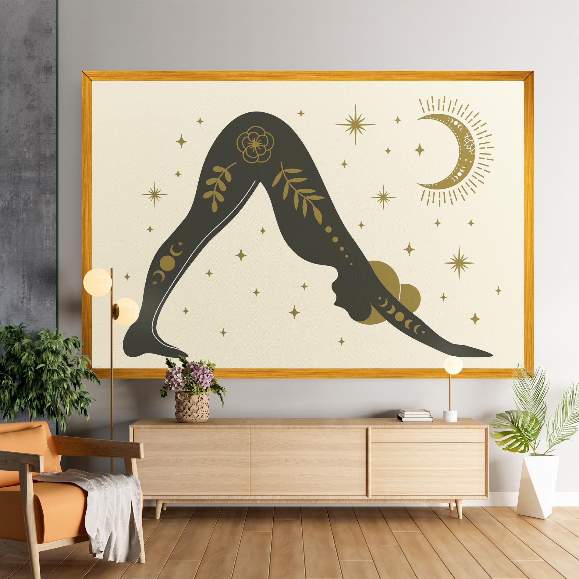 Картина на платно Adho Mukha mockup 9