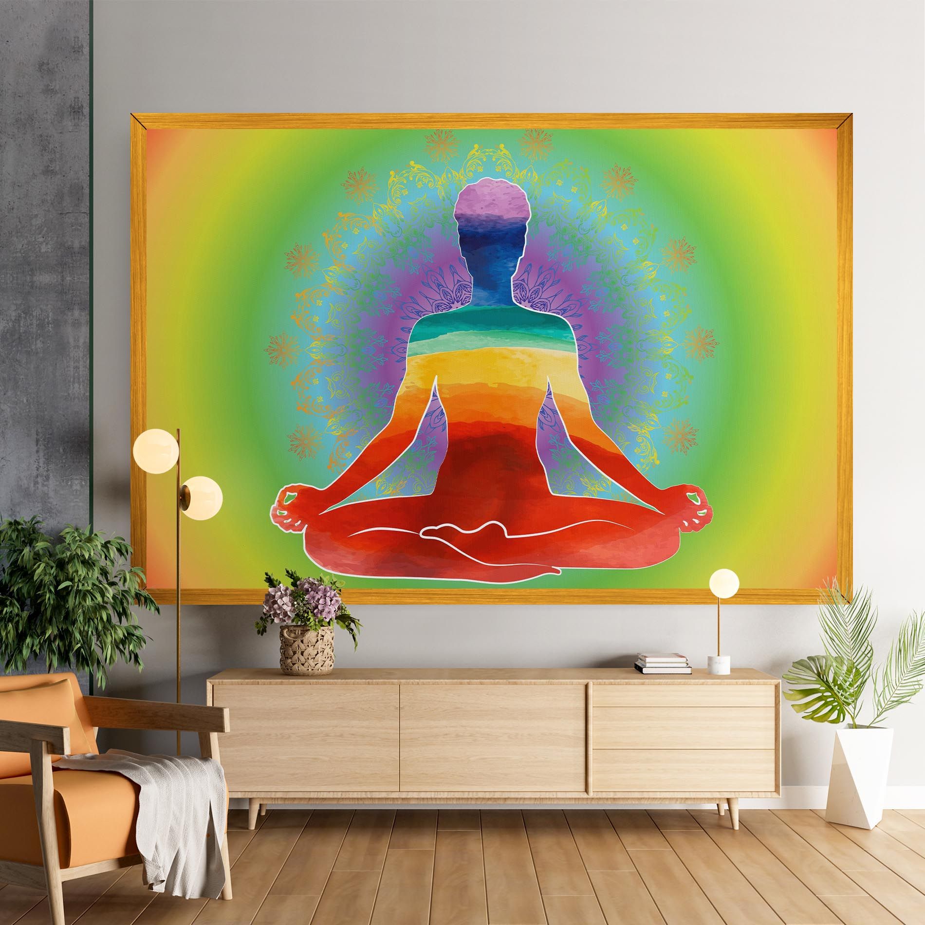 Rainbow Yoga mockup 9