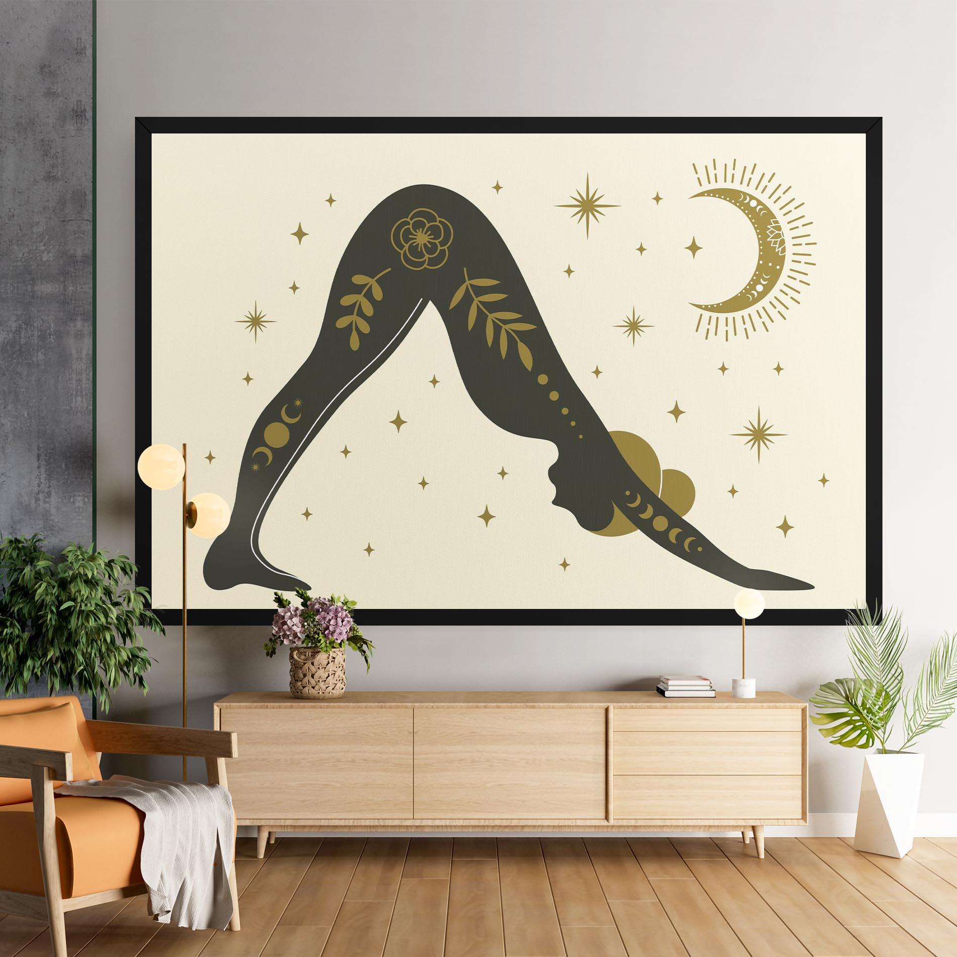 Картина на платно Adho Mukha mockup 9