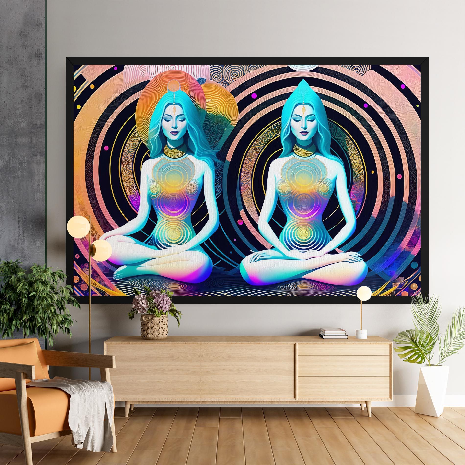 Clolorful Illustrations mockup 9