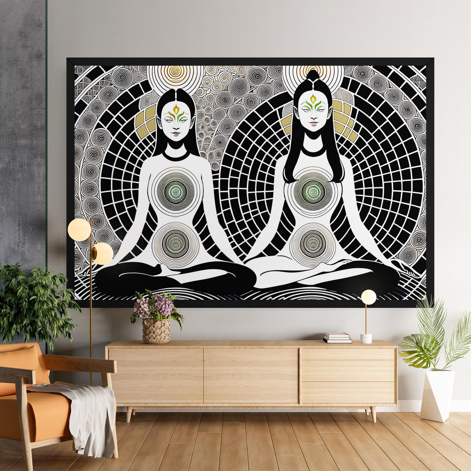 Clolorful Meditation mockup 9